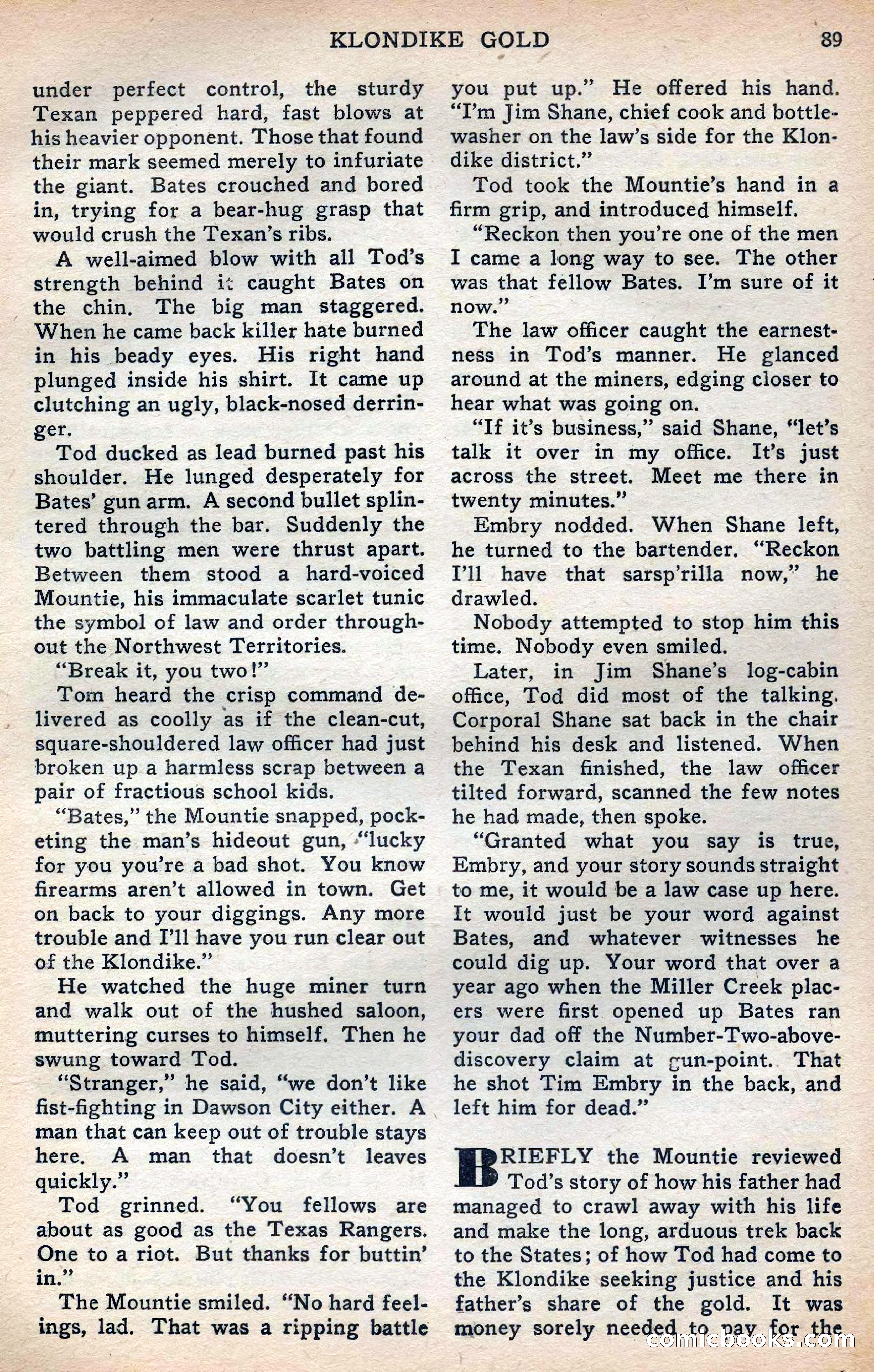 Thrilling Western, Vol. 38, No. 3 — page 90 of 116