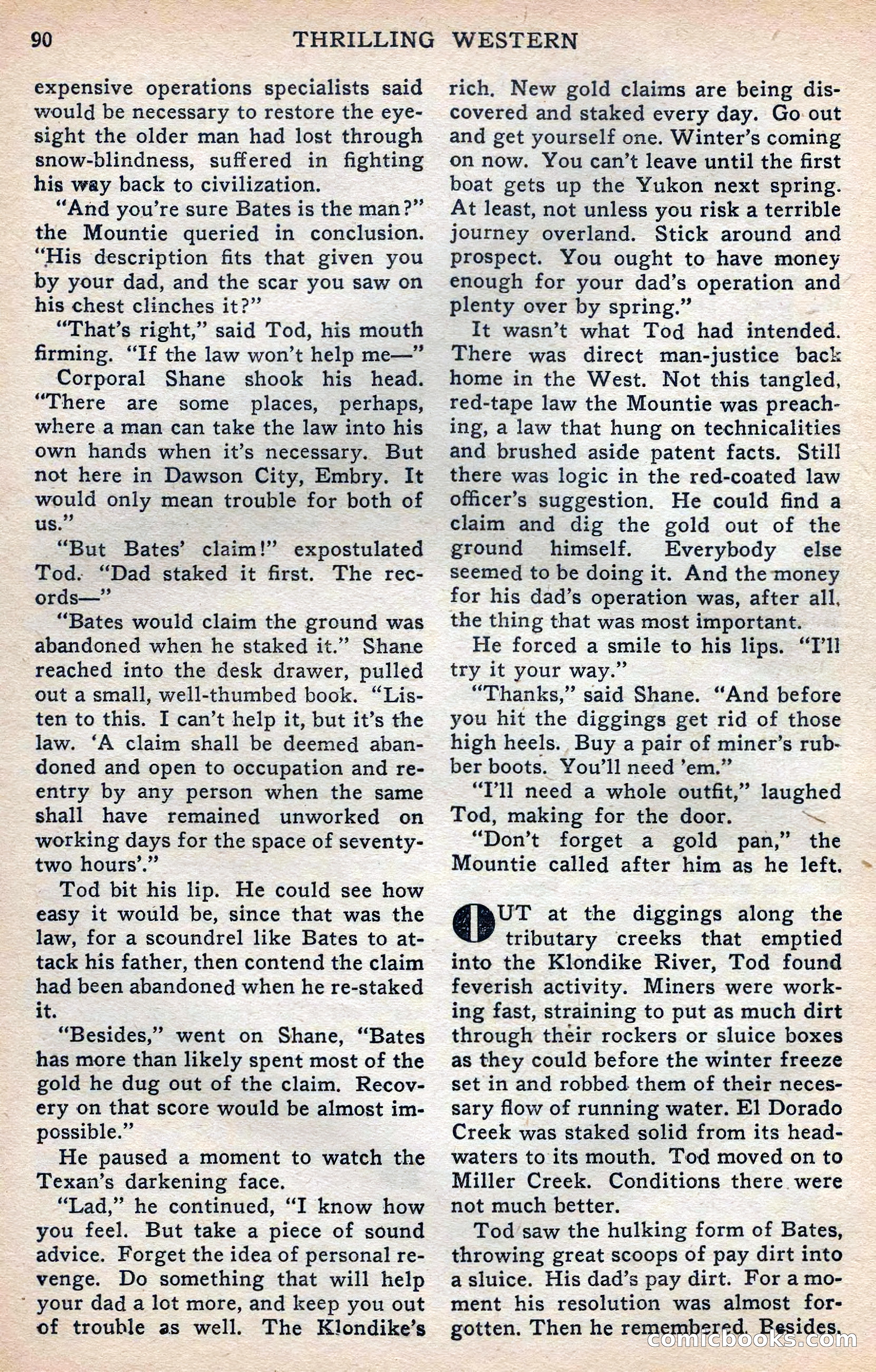 Thrilling Western, Vol. 38, No. 3 — page 91 of 116