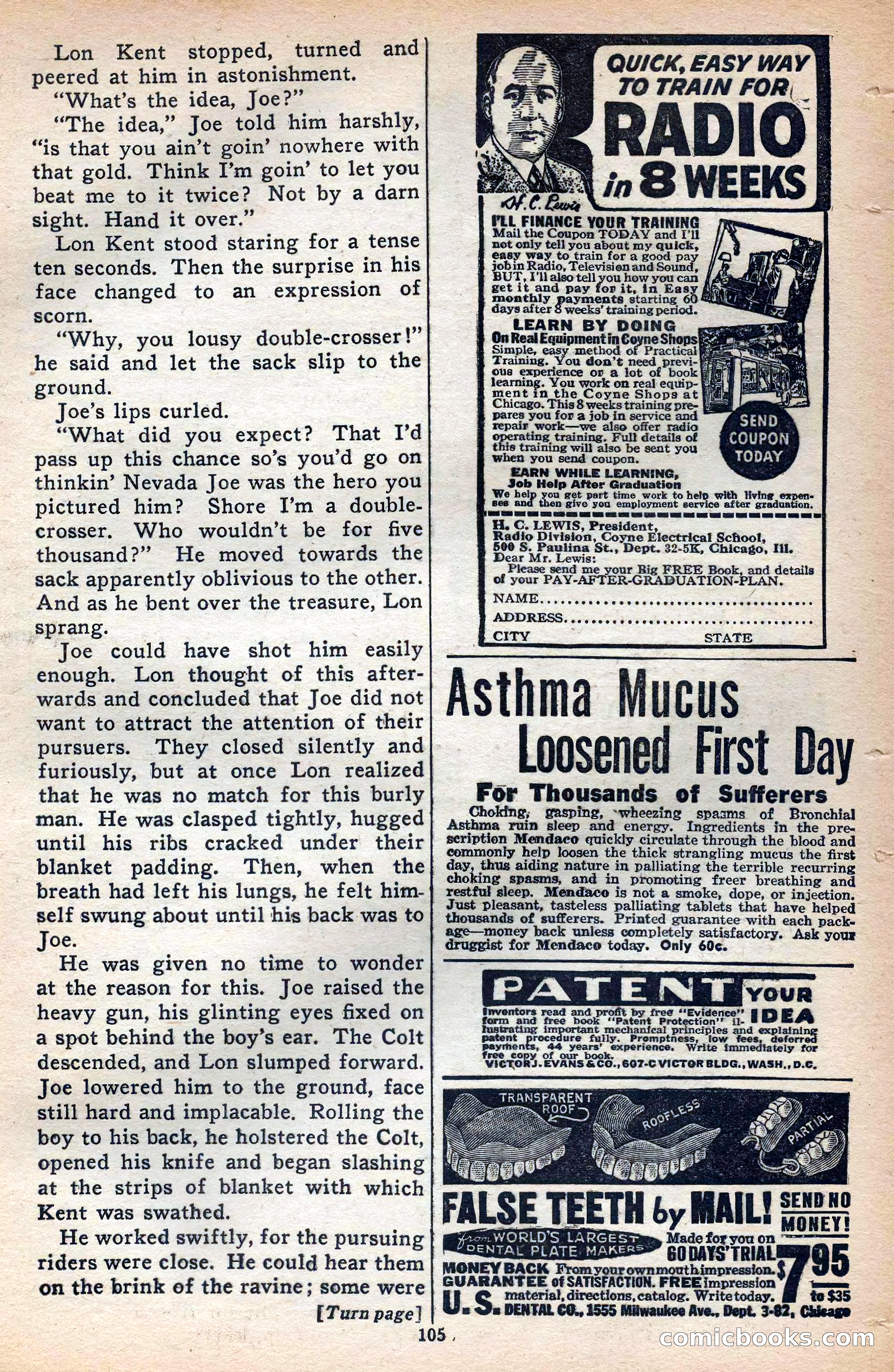 Thrilling Western, Vol. 38, No. 3 — page 106 of 116