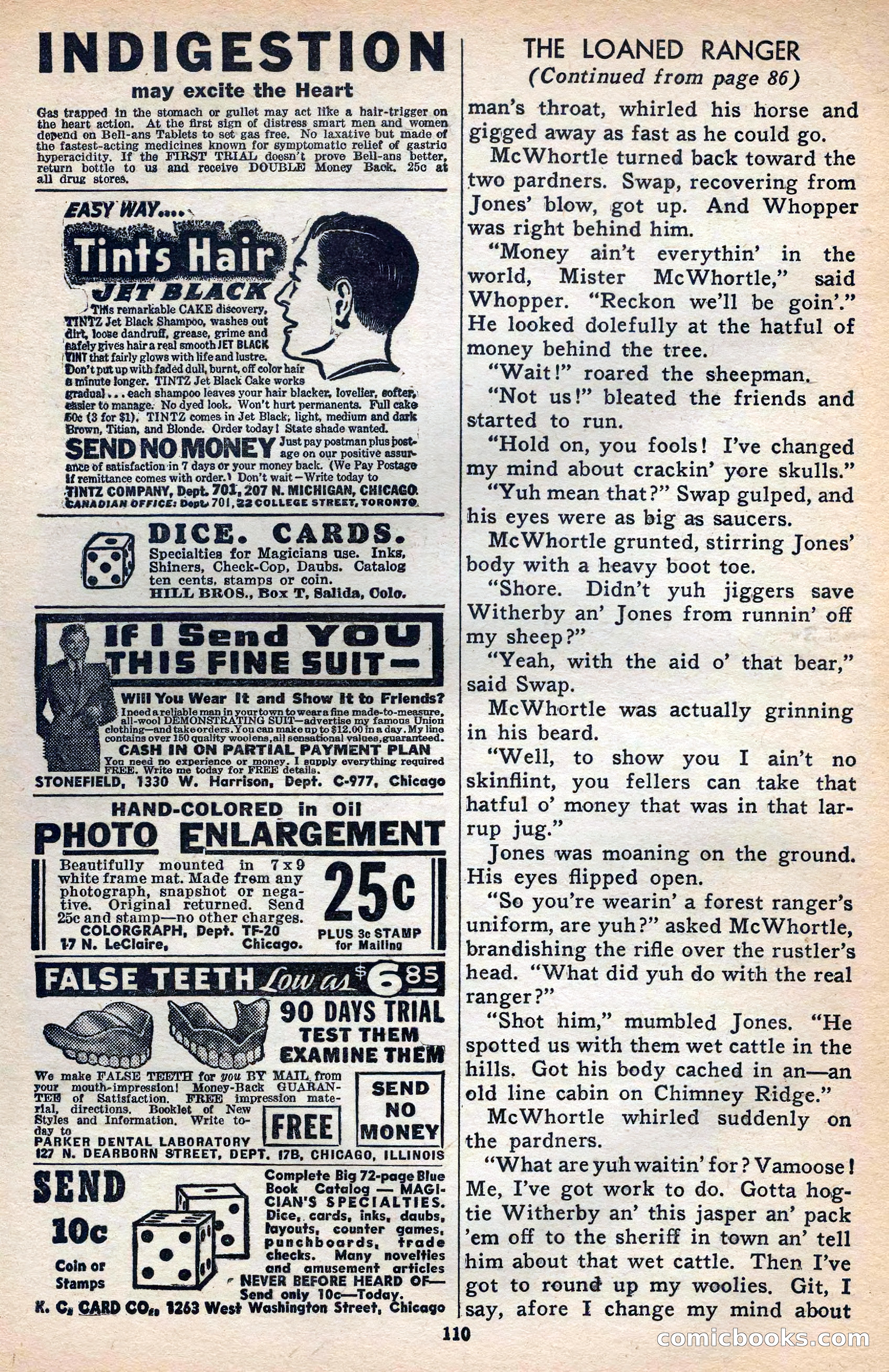Thrilling Western, Vol. 38, No. 3 — page 111 of 116