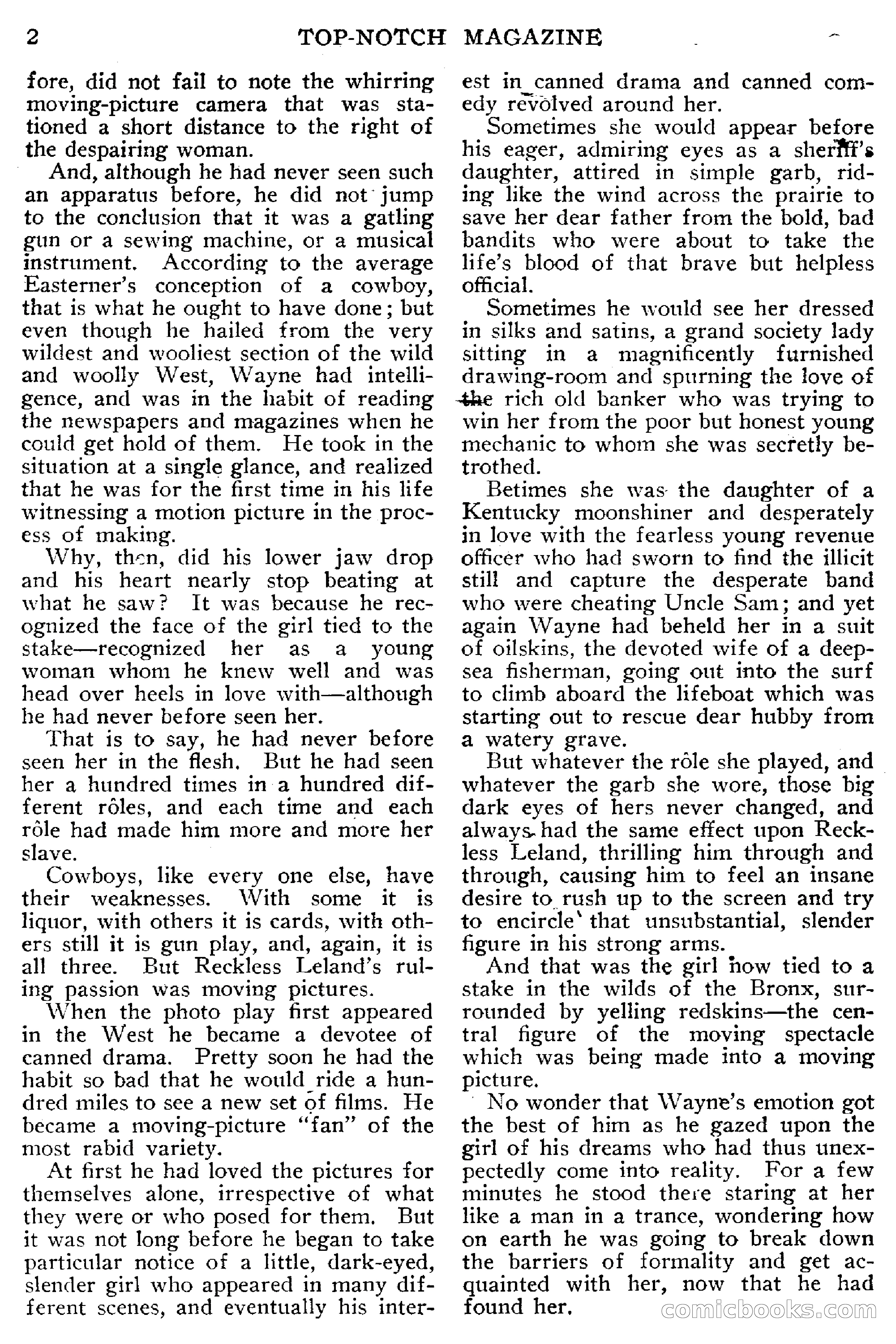 Top-Notch Magazine, February 1912 — page 8 of 204