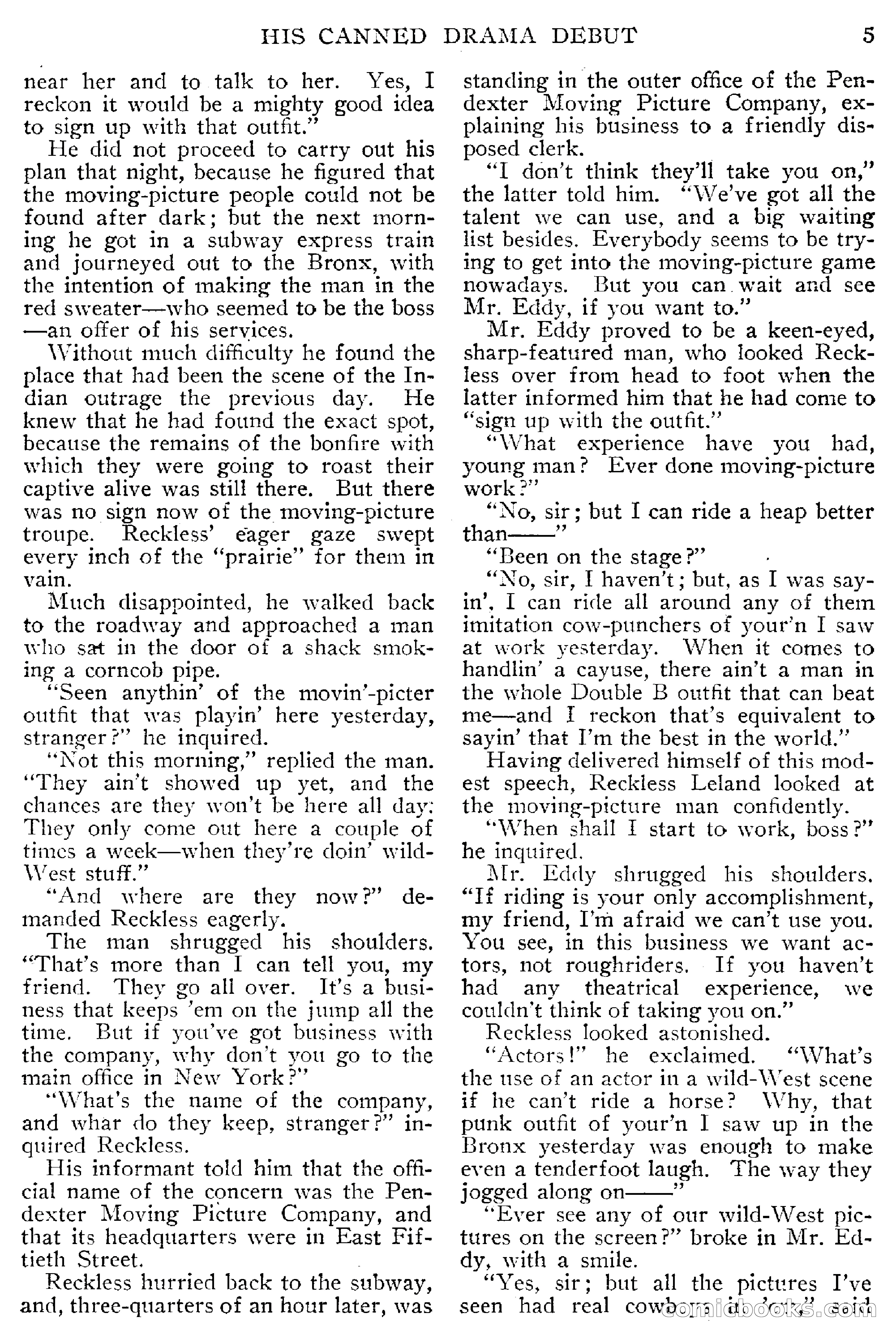 Top-Notch Magazine, February 1912 — page 11 of 204