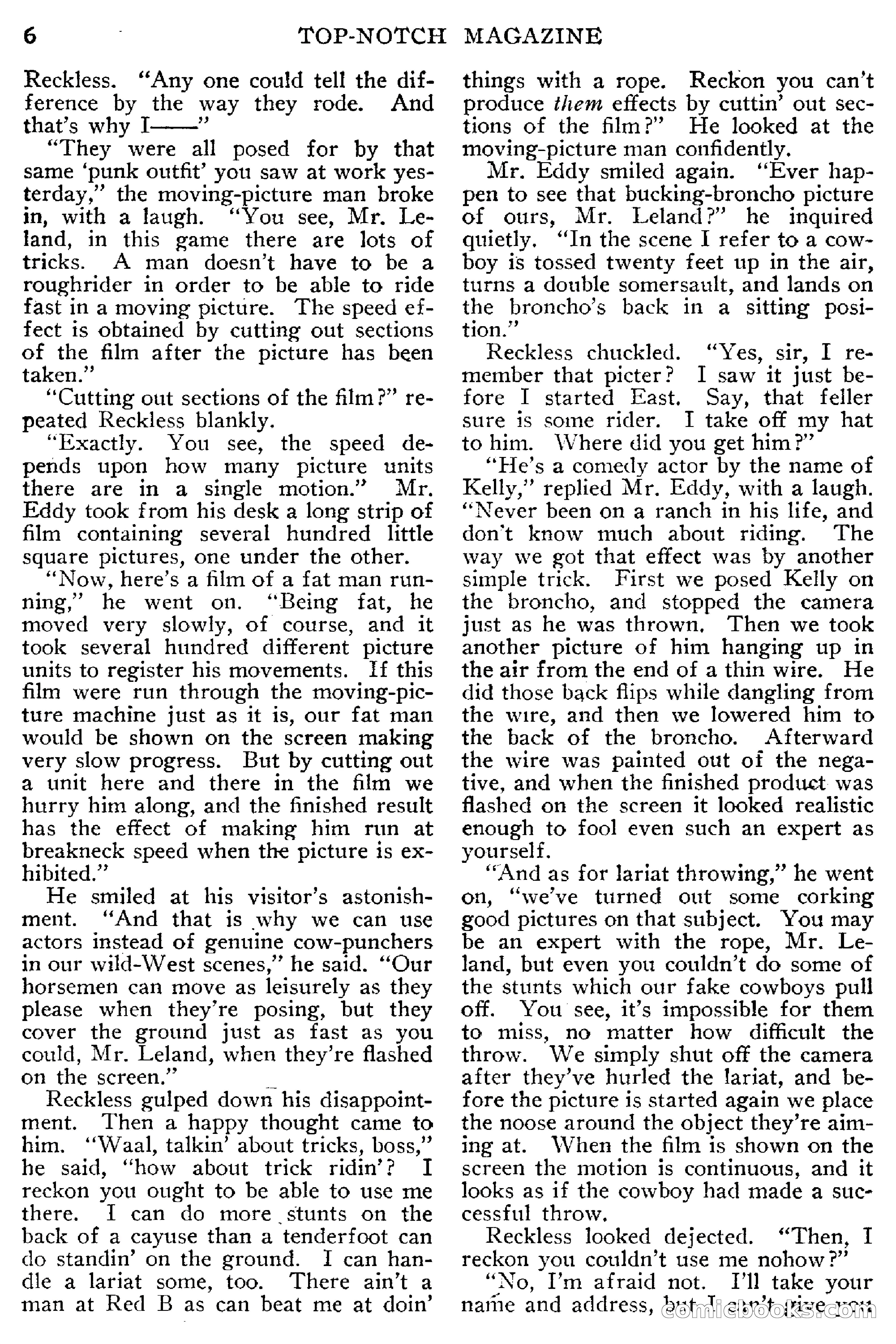 Top-Notch Magazine, February 1912 — page 12 of 204