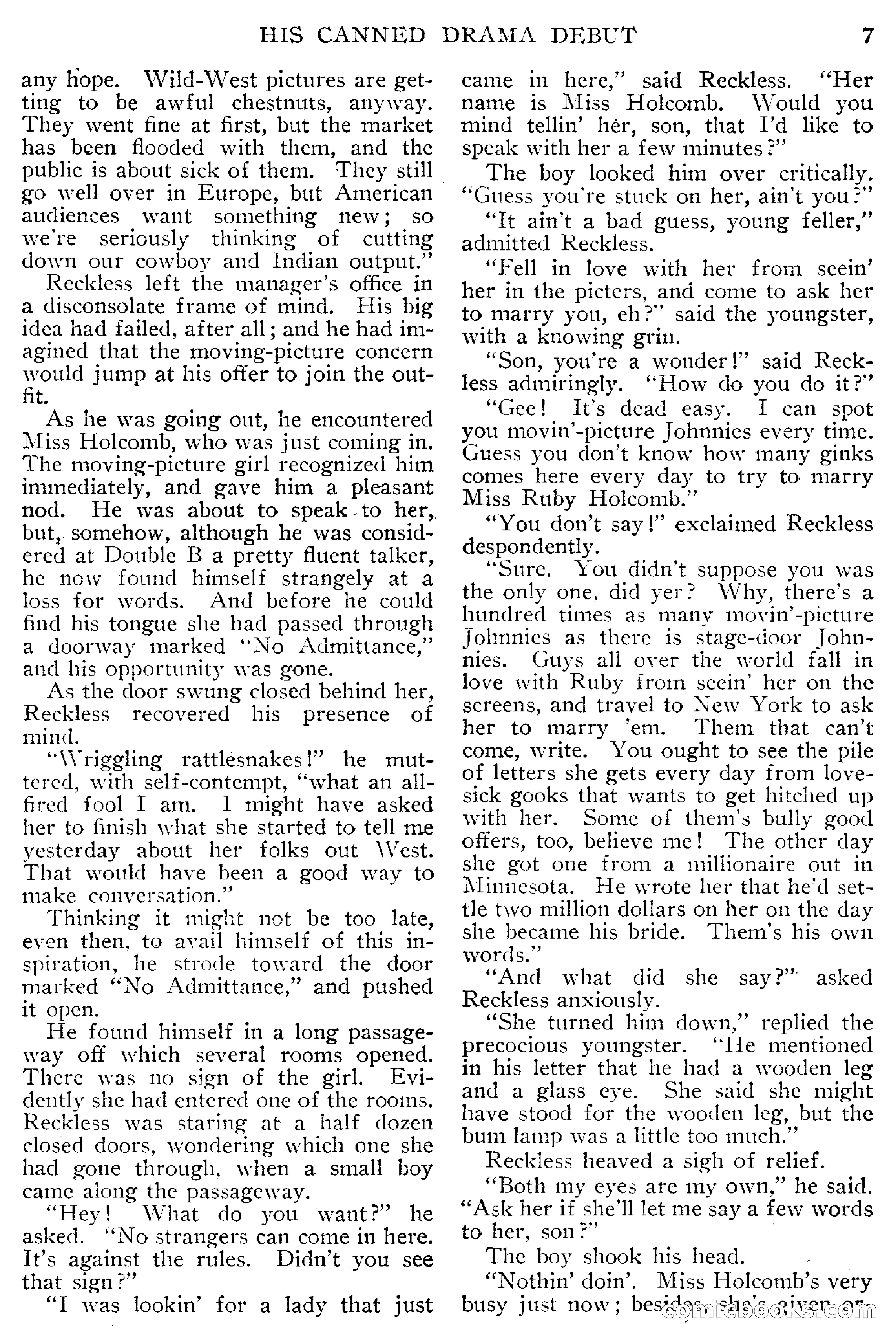 Top-Notch Magazine, February 1912 — page 13 of 204
