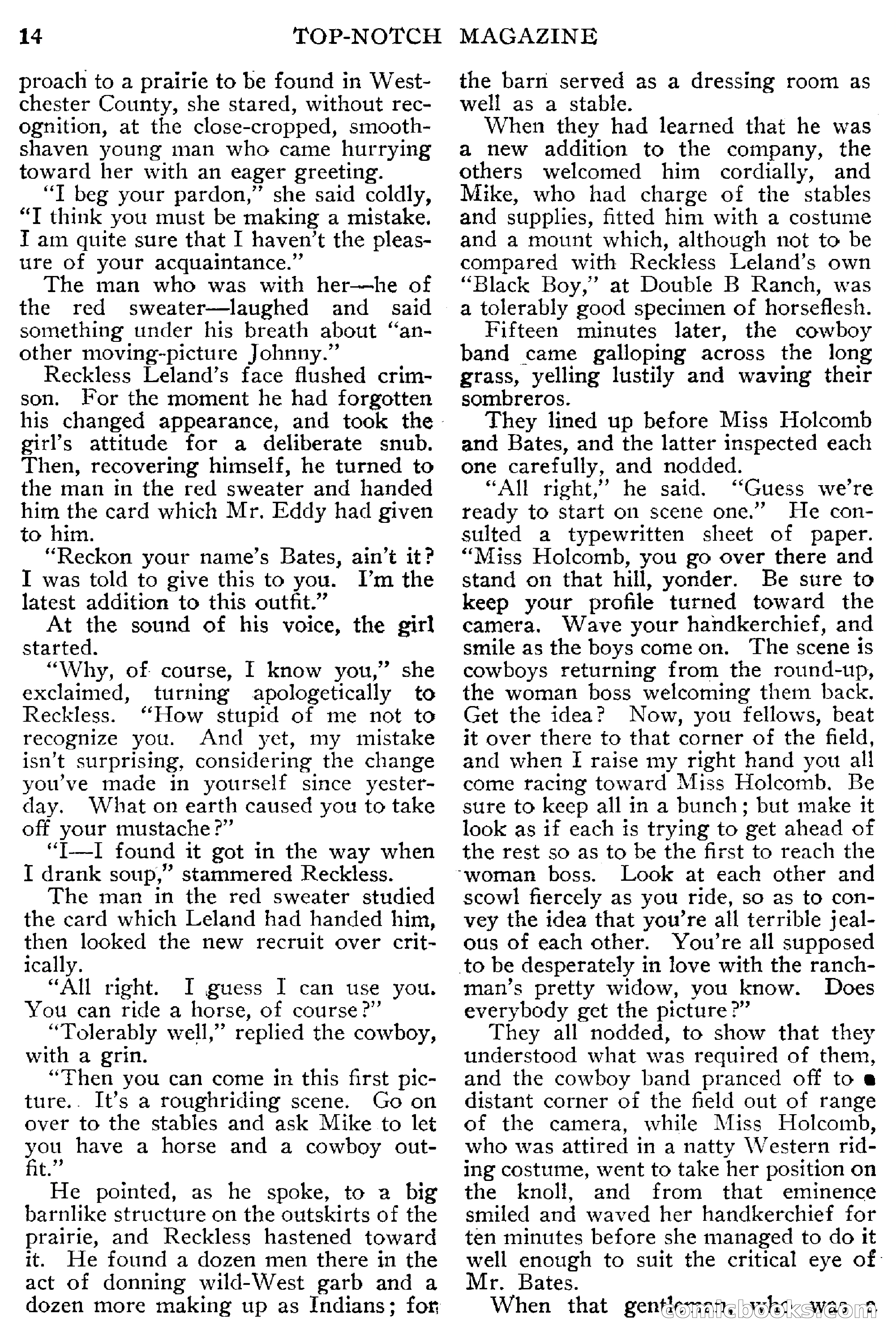 Top-Notch Magazine, February 1912 — page 20 of 204