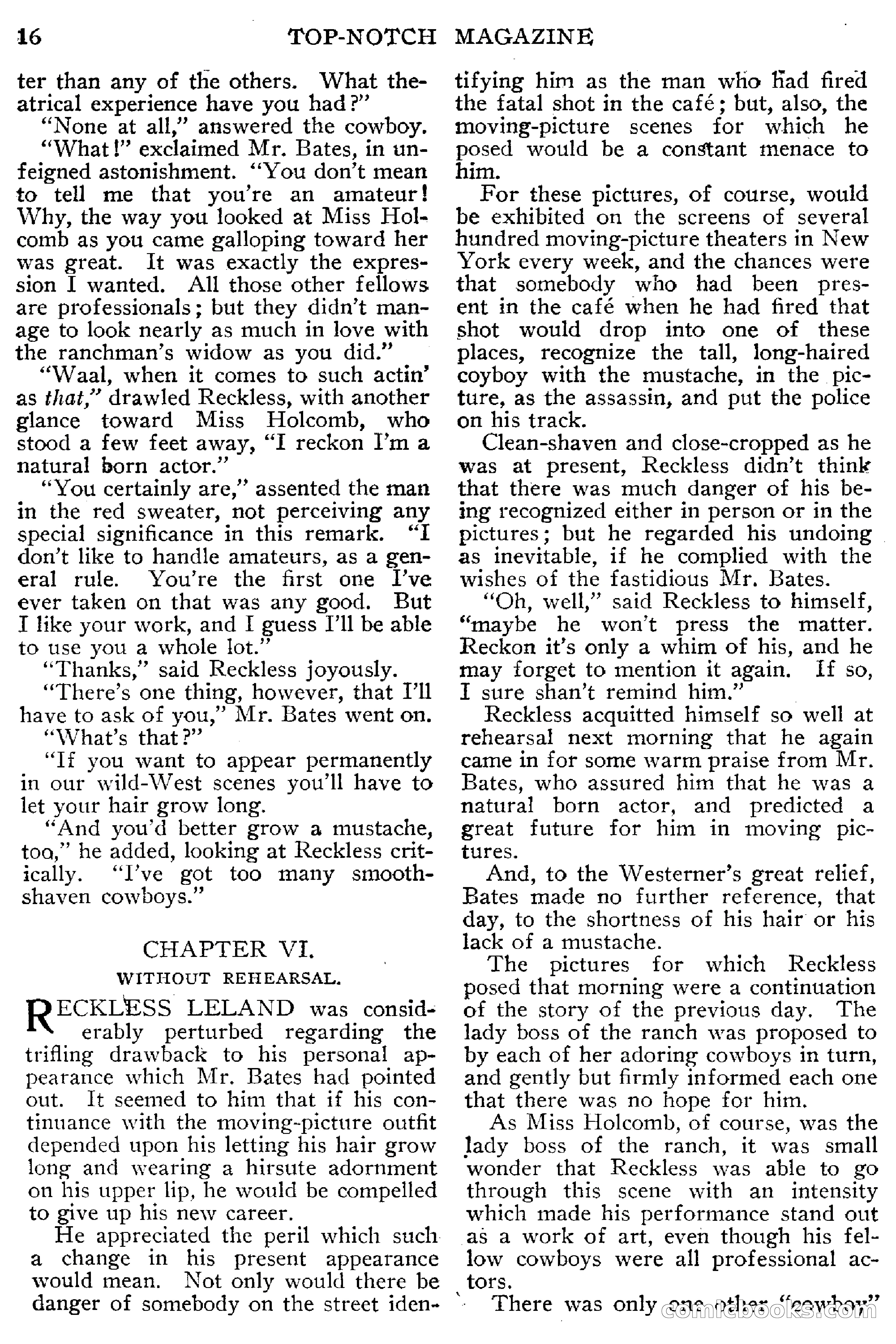 Top-Notch Magazine, February 1912 — page 22 of 204