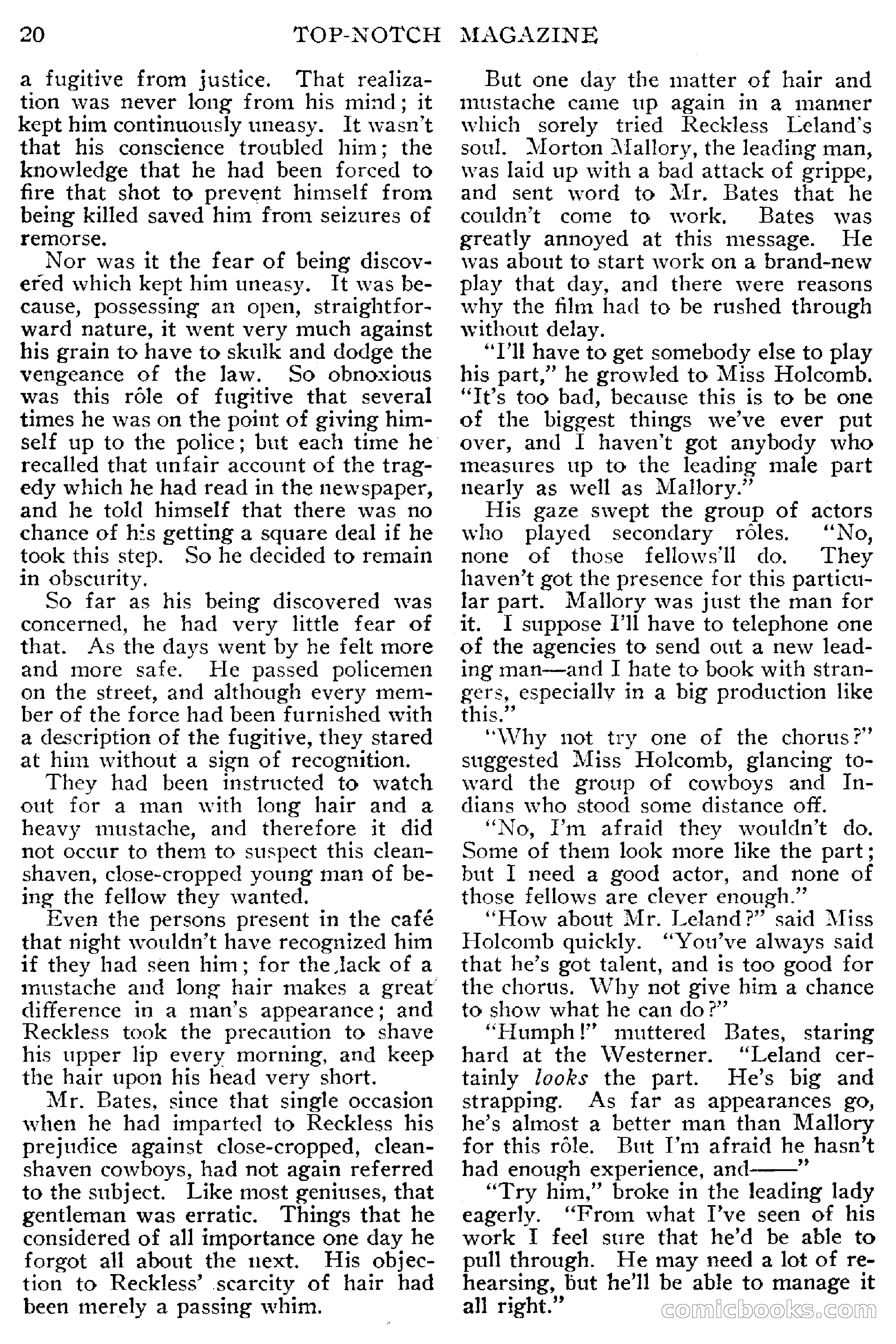 Top-Notch Magazine, February 1912 — page 26 of 204