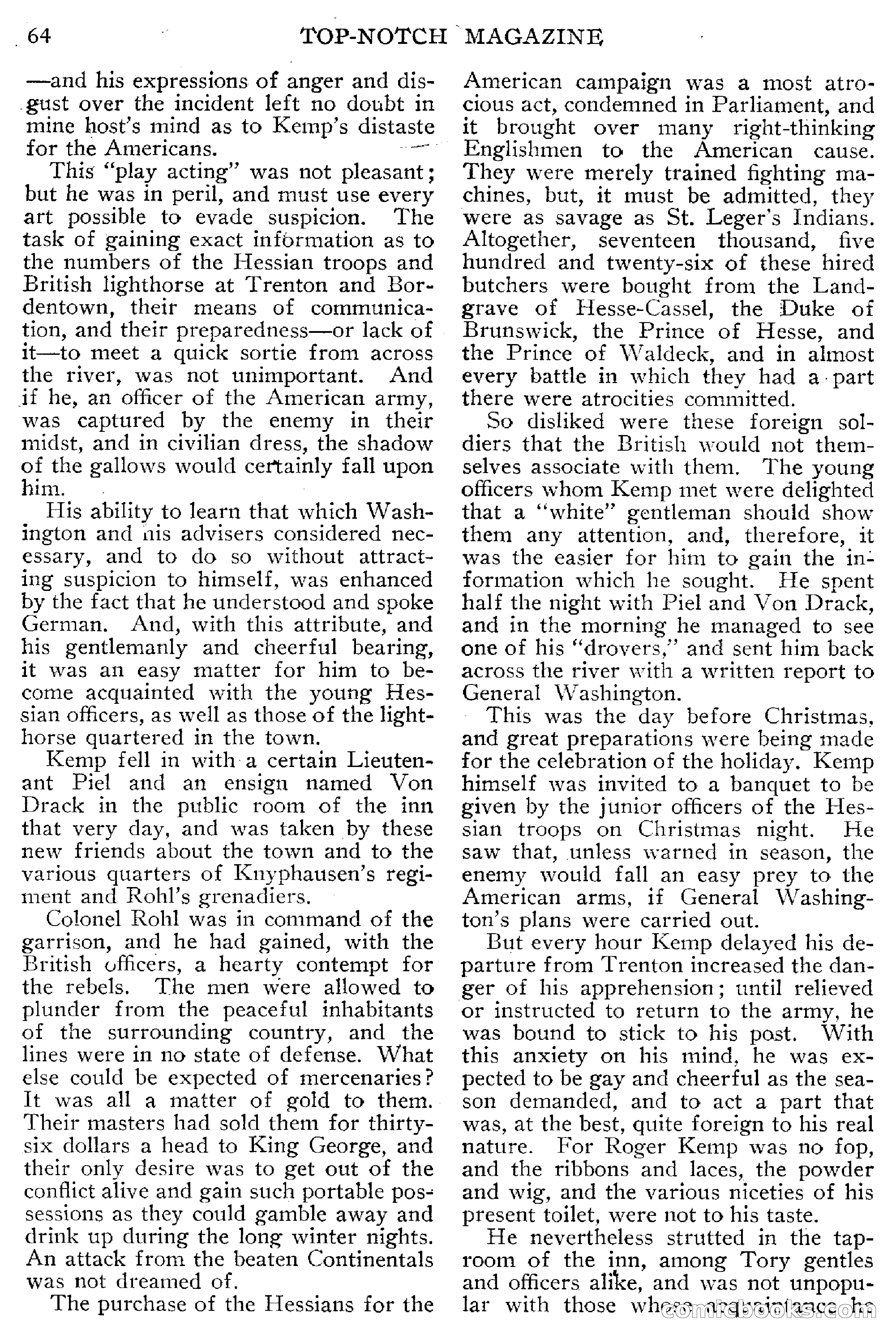 Top-Notch Magazine, February 1912 — page 70 of 204