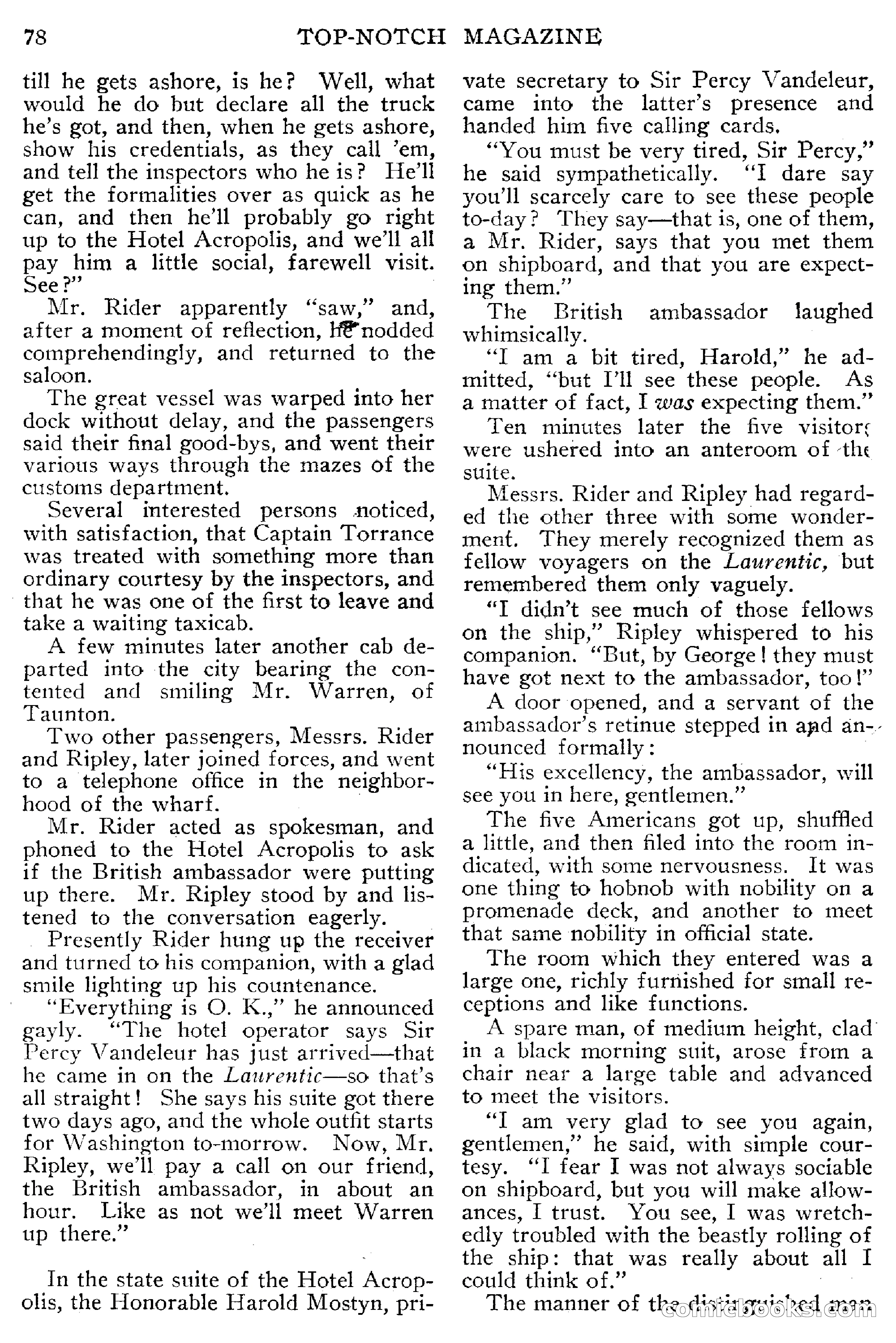 Top-Notch Magazine, February 1912 — page 84 of 204