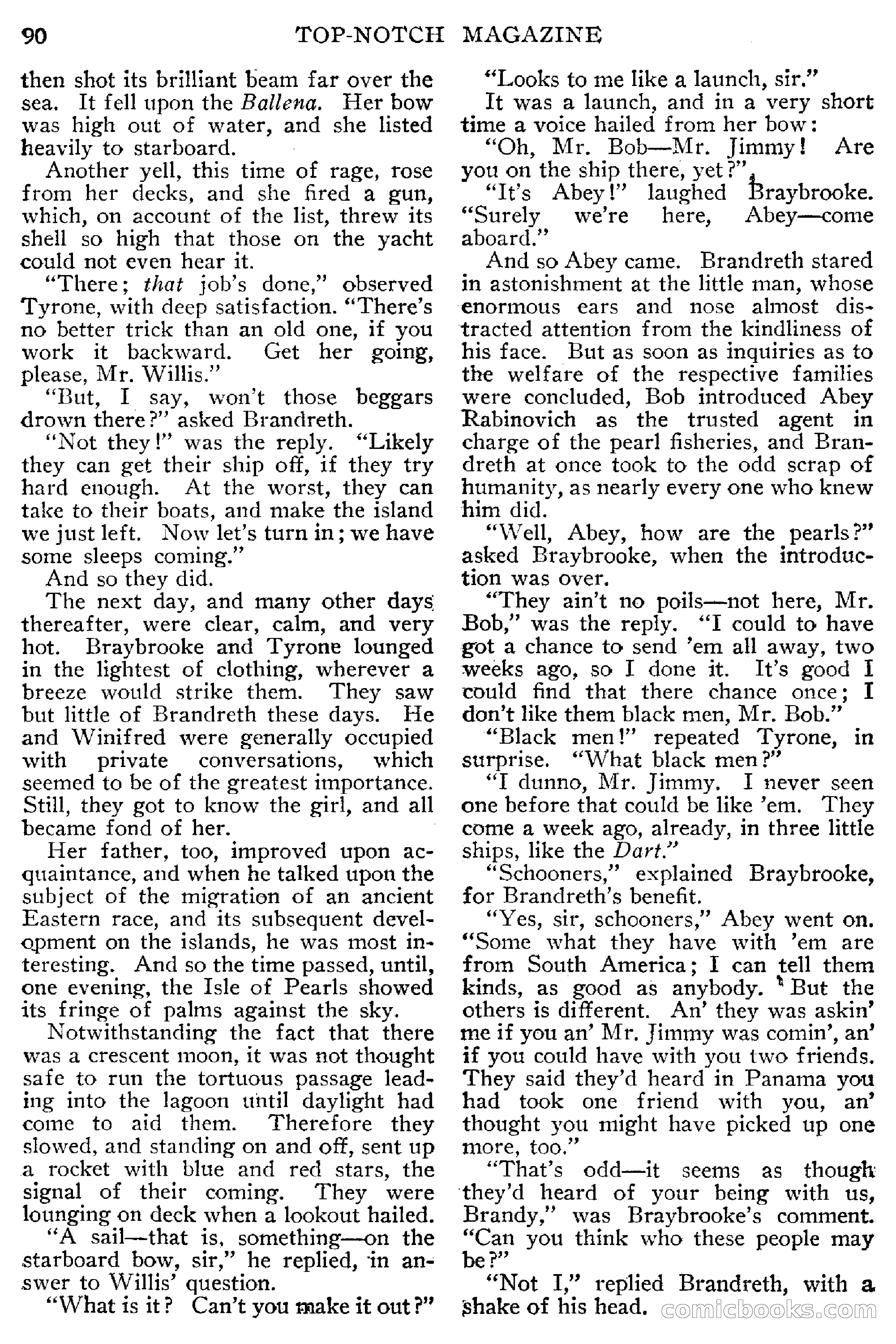 Top-Notch Magazine, February 1912 — page 96 of 204