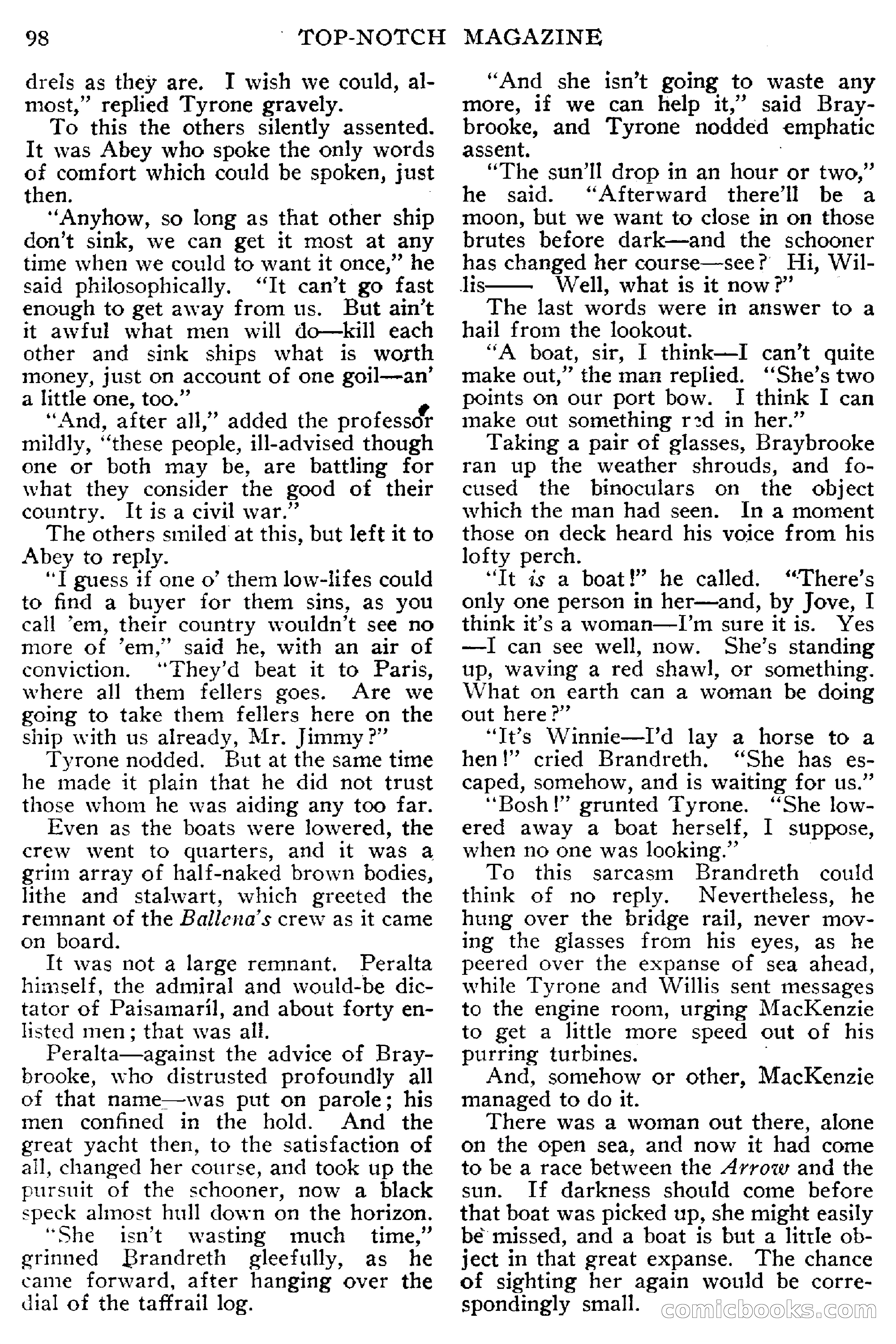 Top-Notch Magazine, February 1912 — page 104 of 204