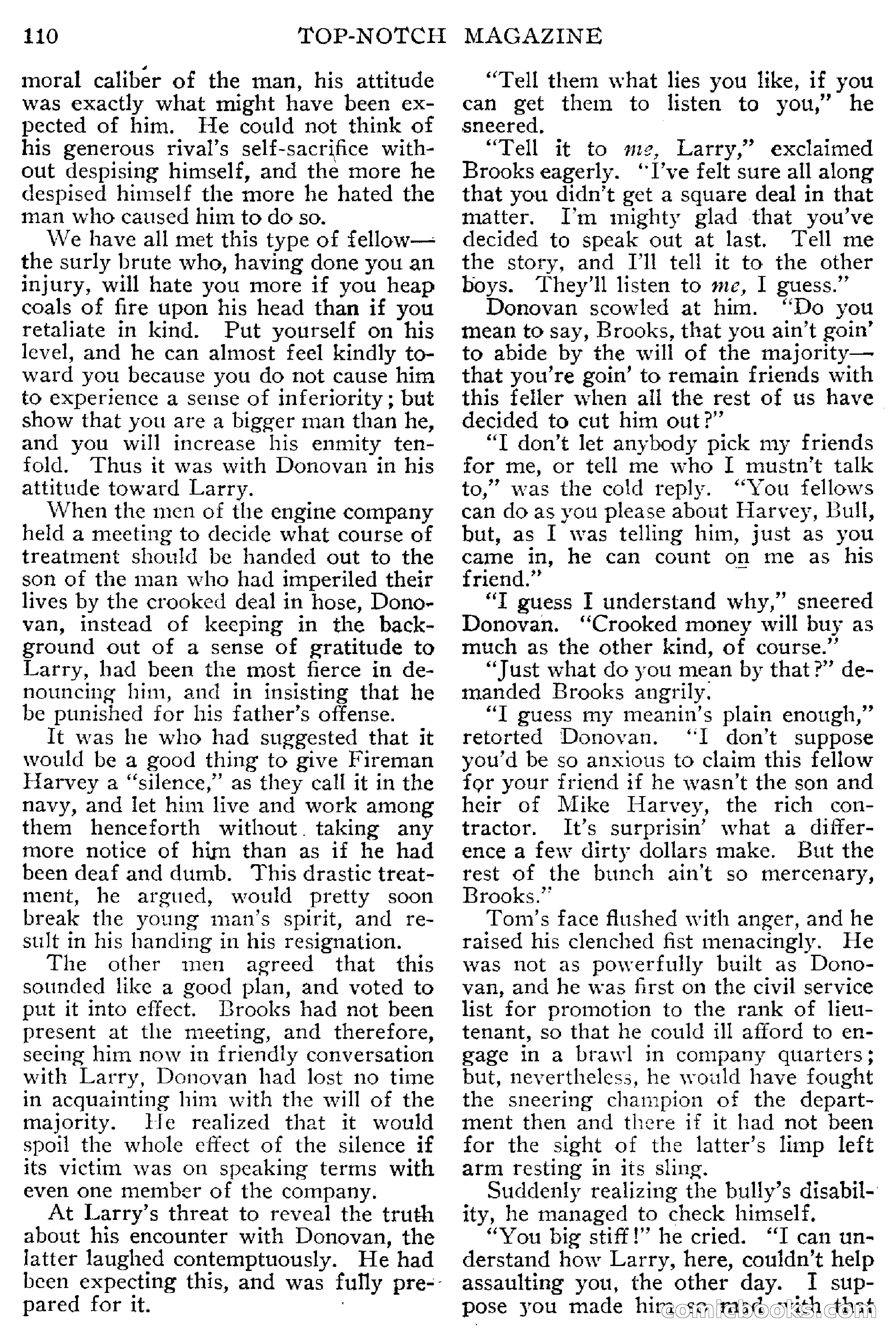 Top-Notch Magazine, February 1912 — page 116 of 204