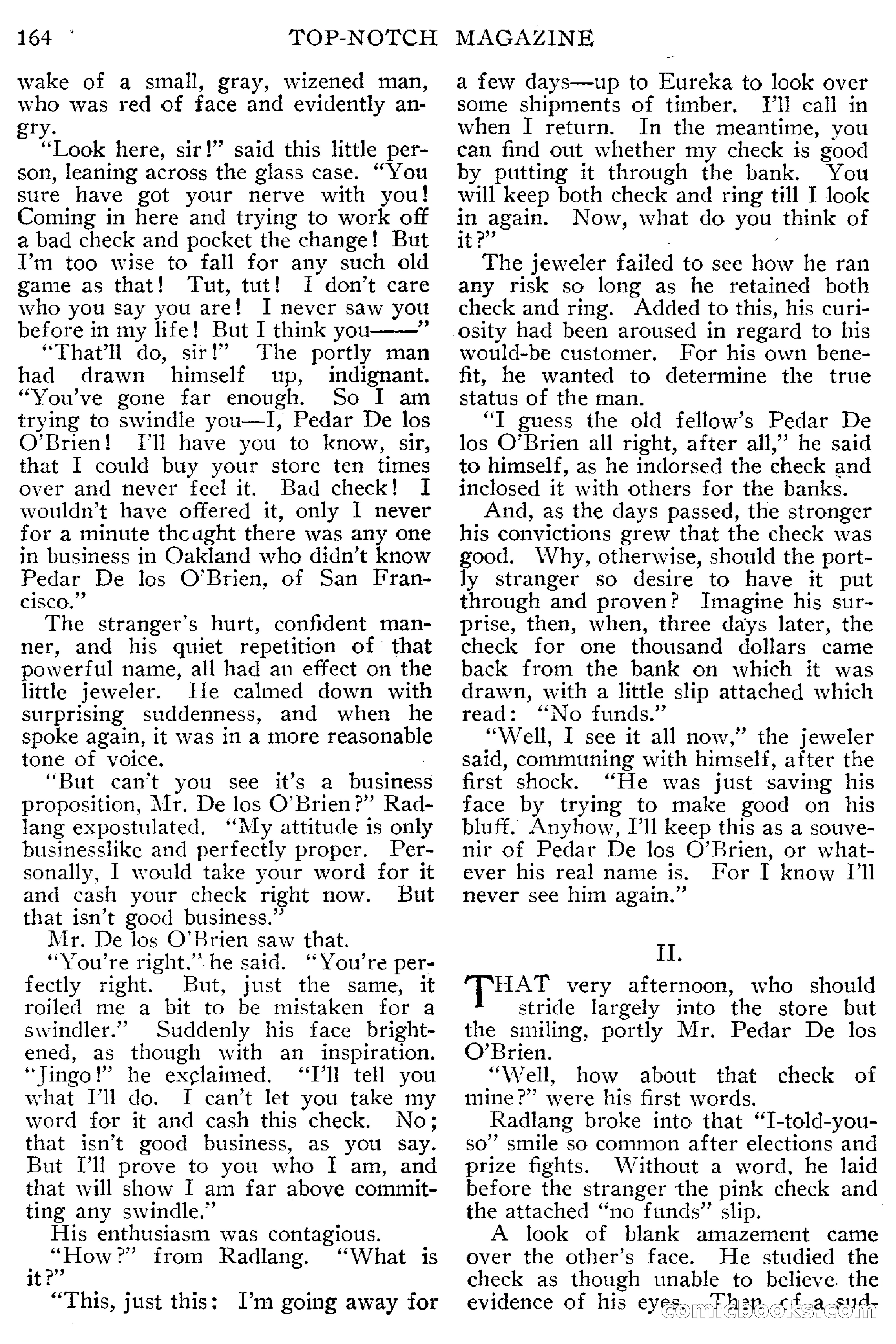 Top-Notch Magazine, February 1912 — page 170 of 204