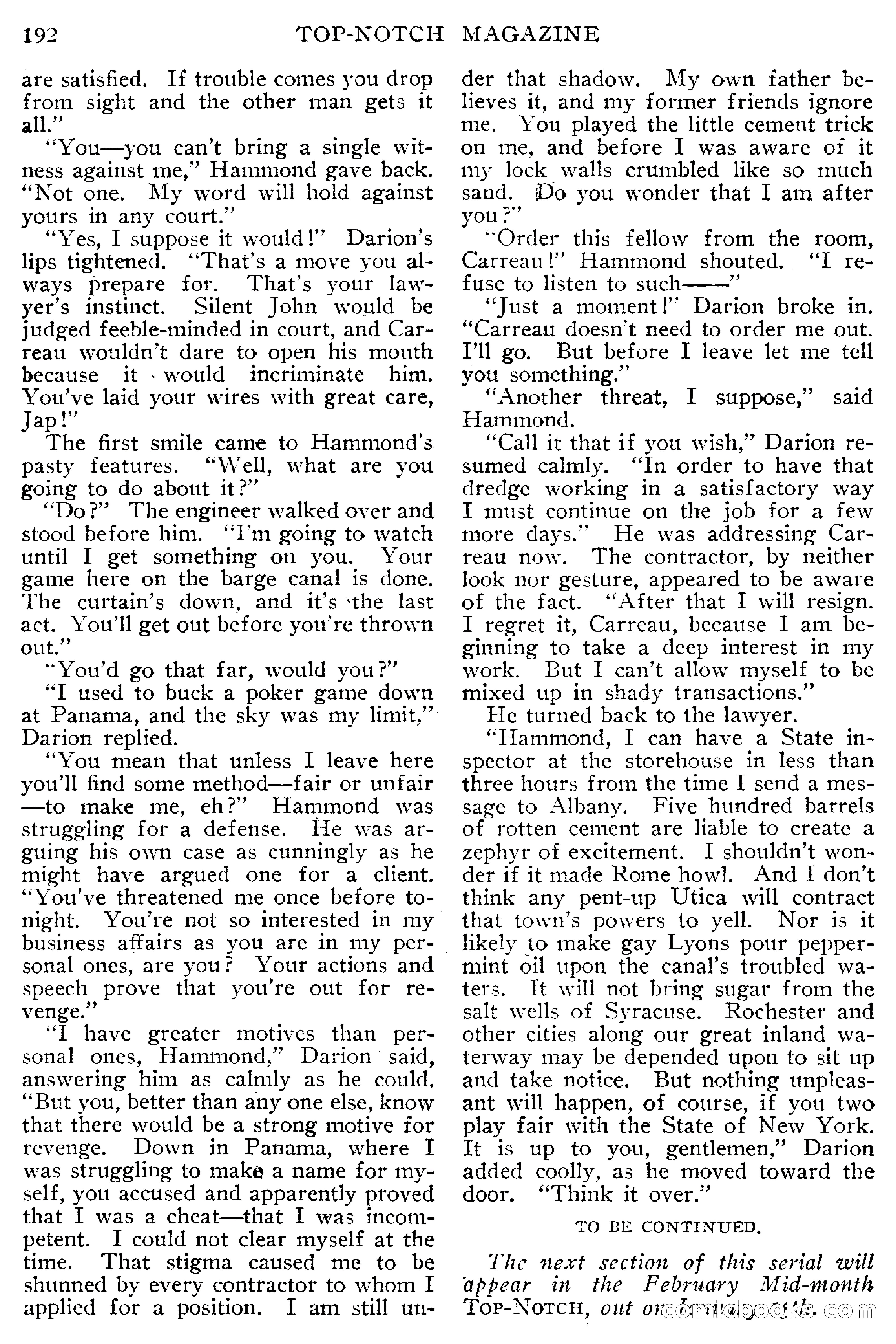 Top-Notch Magazine, February 1912 — page 198 of 204
