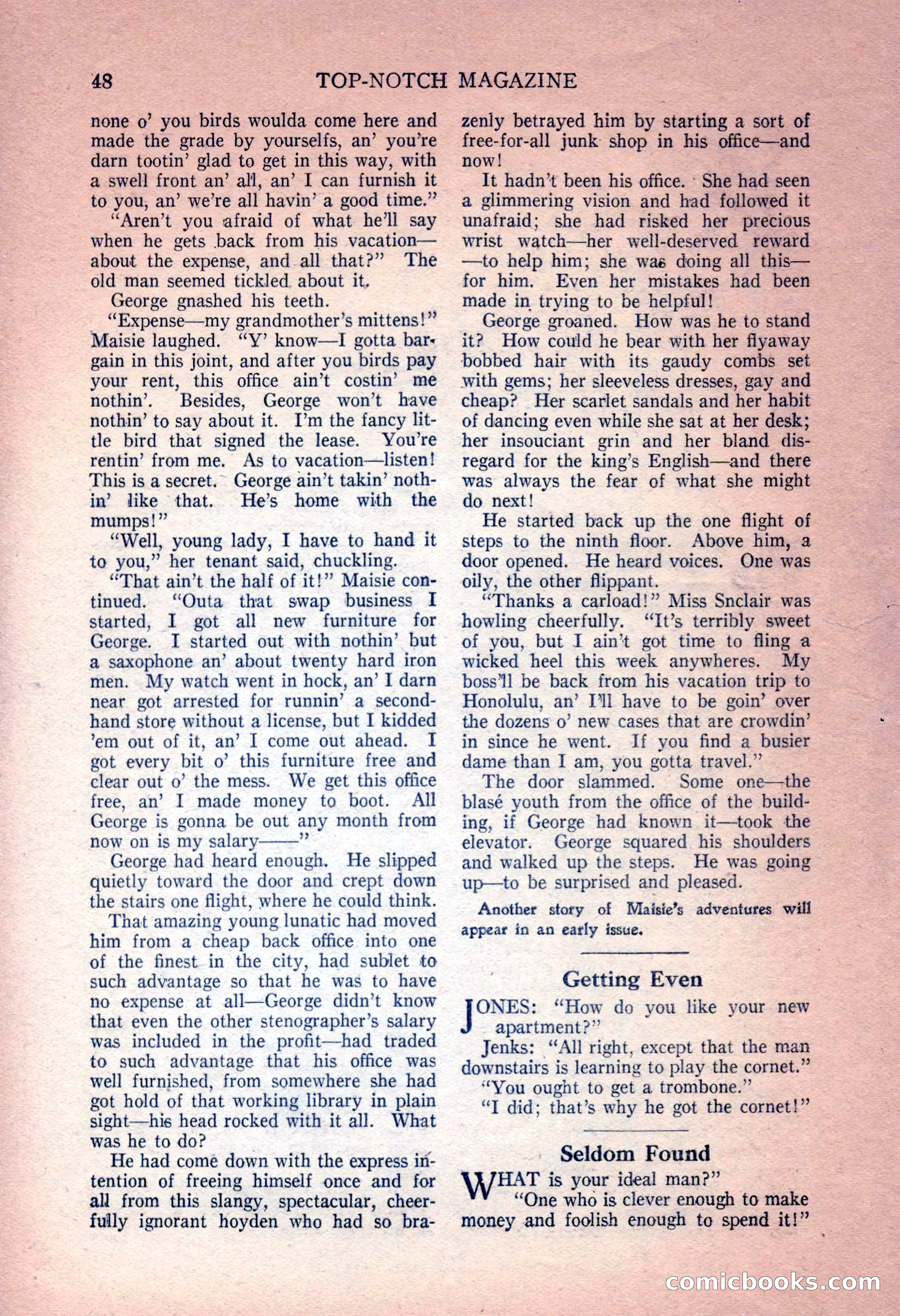 Top-Notch Magazine, December 15, 1924 — page 50 of 148