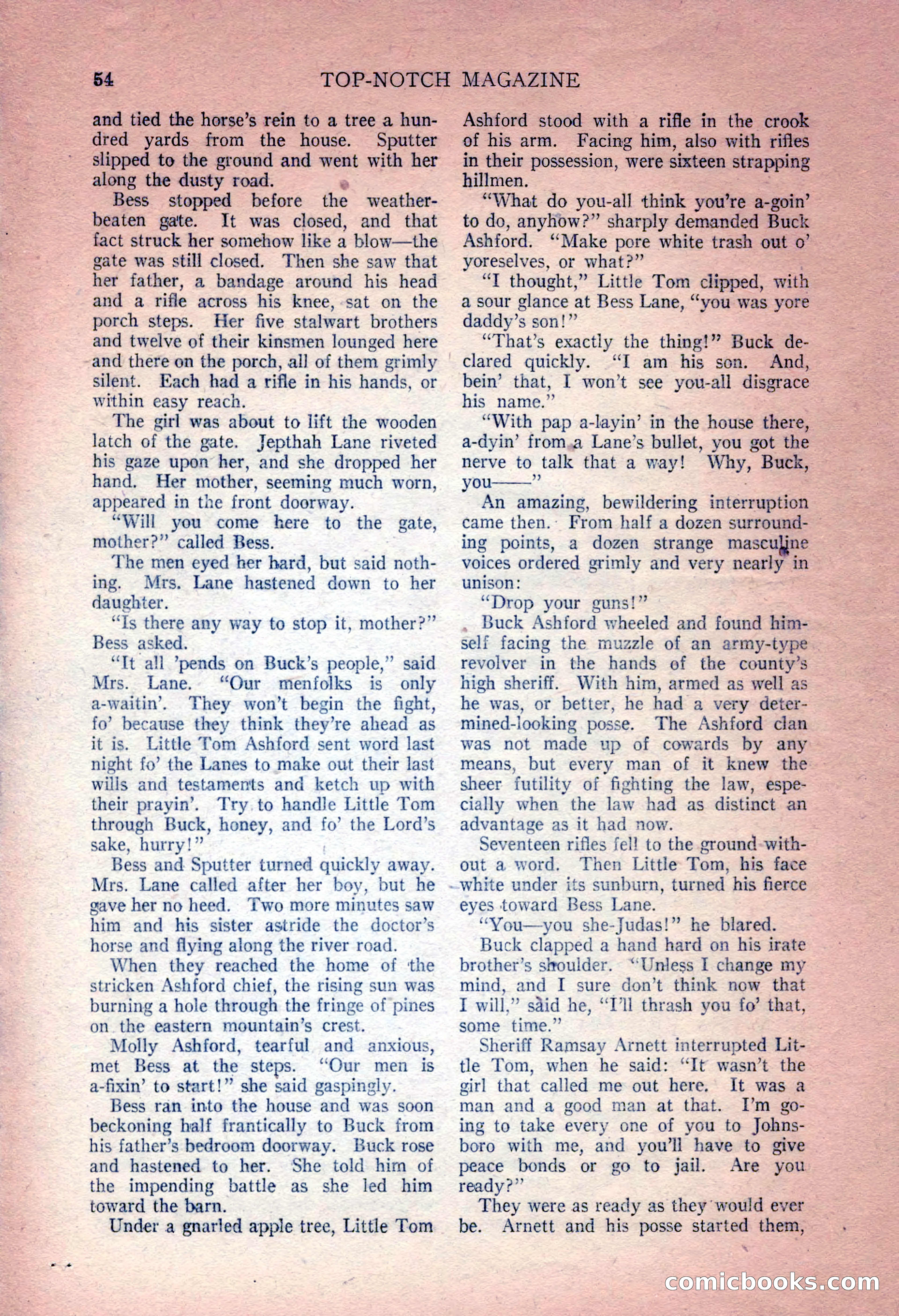 Top-Notch Magazine, December 15, 1924 — page 56 of 148