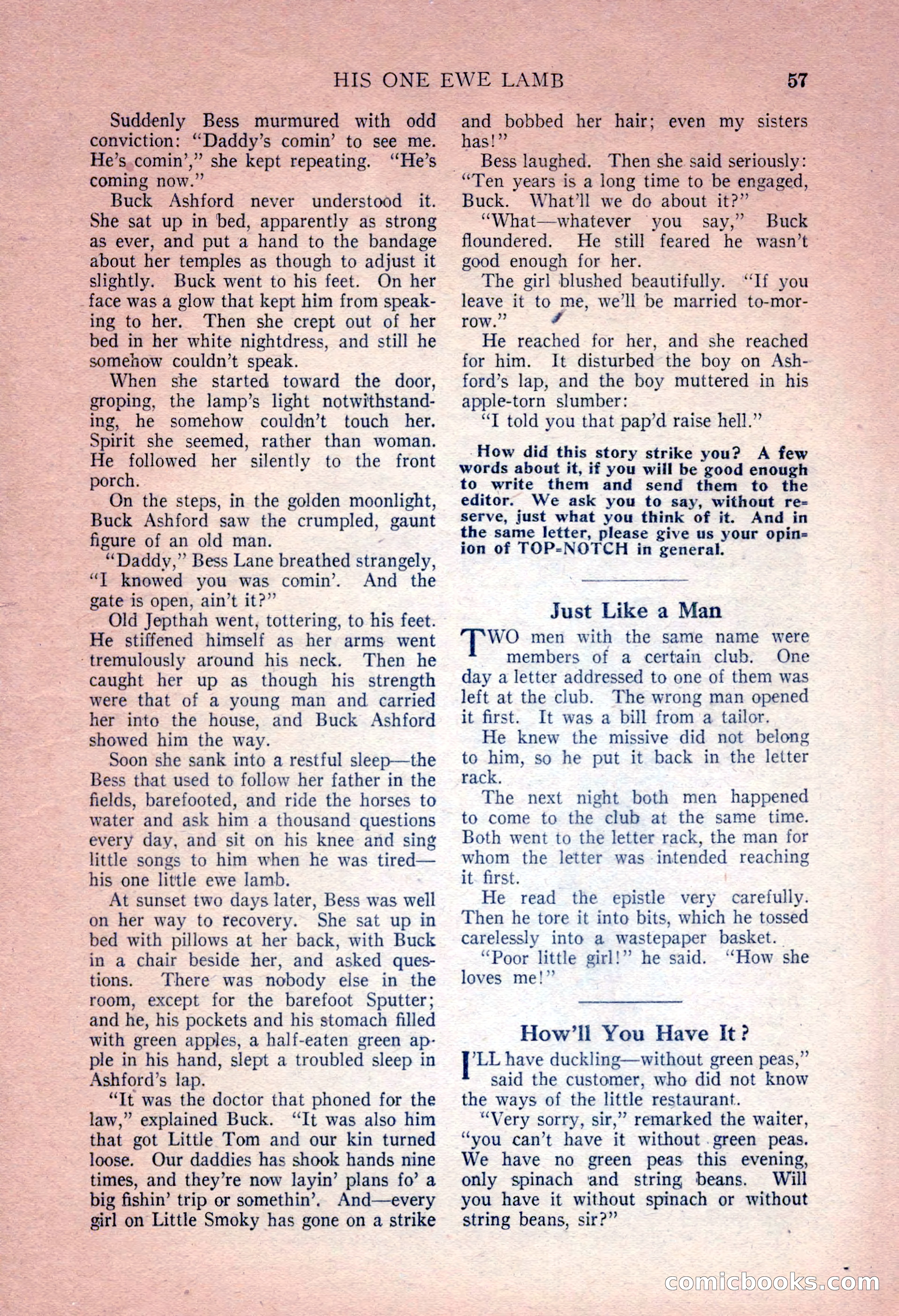 Top-Notch Magazine, December 15, 1924 — page 59 of 148