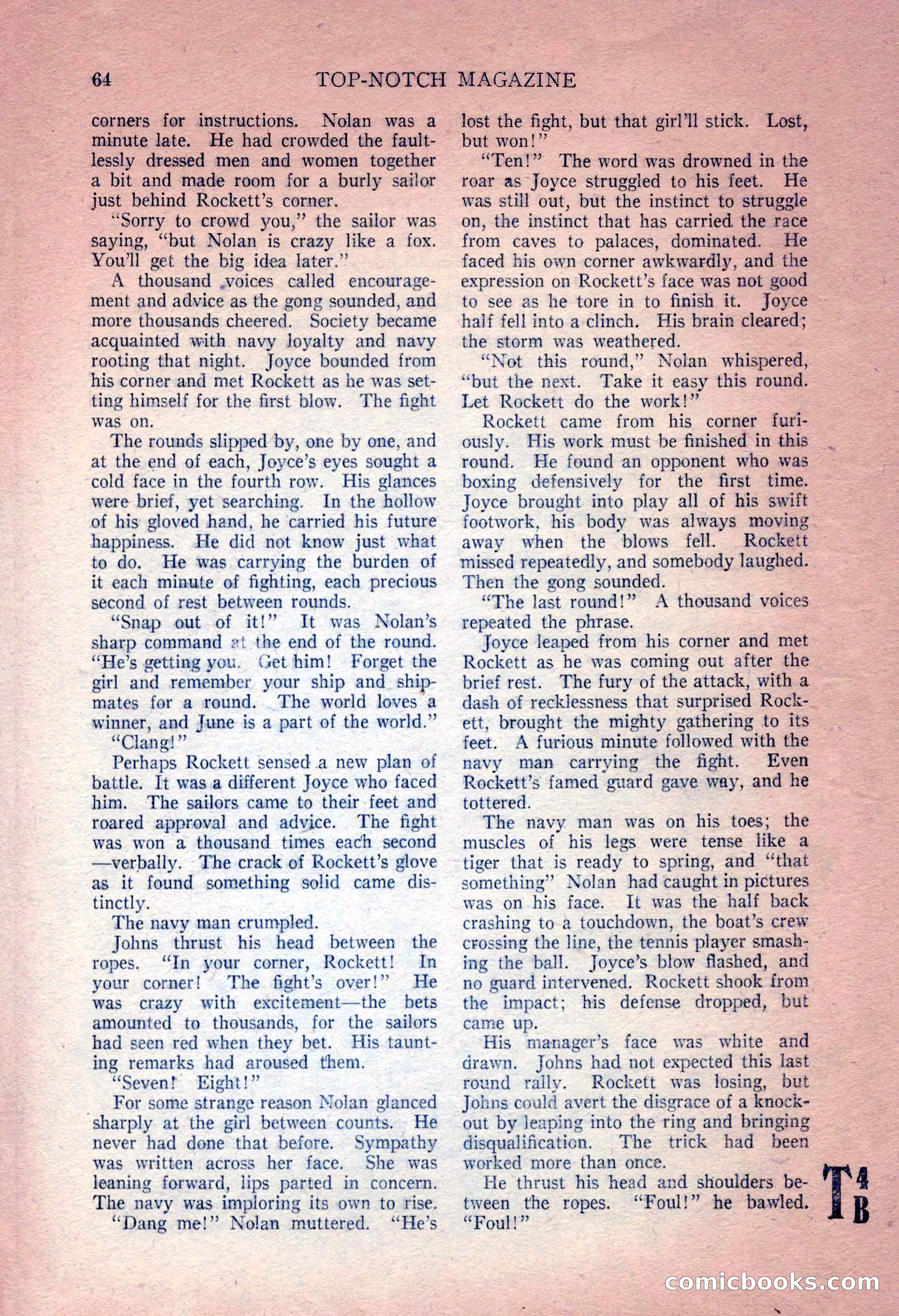 Top-Notch Magazine, December 15, 1924 — page 66 of 148
