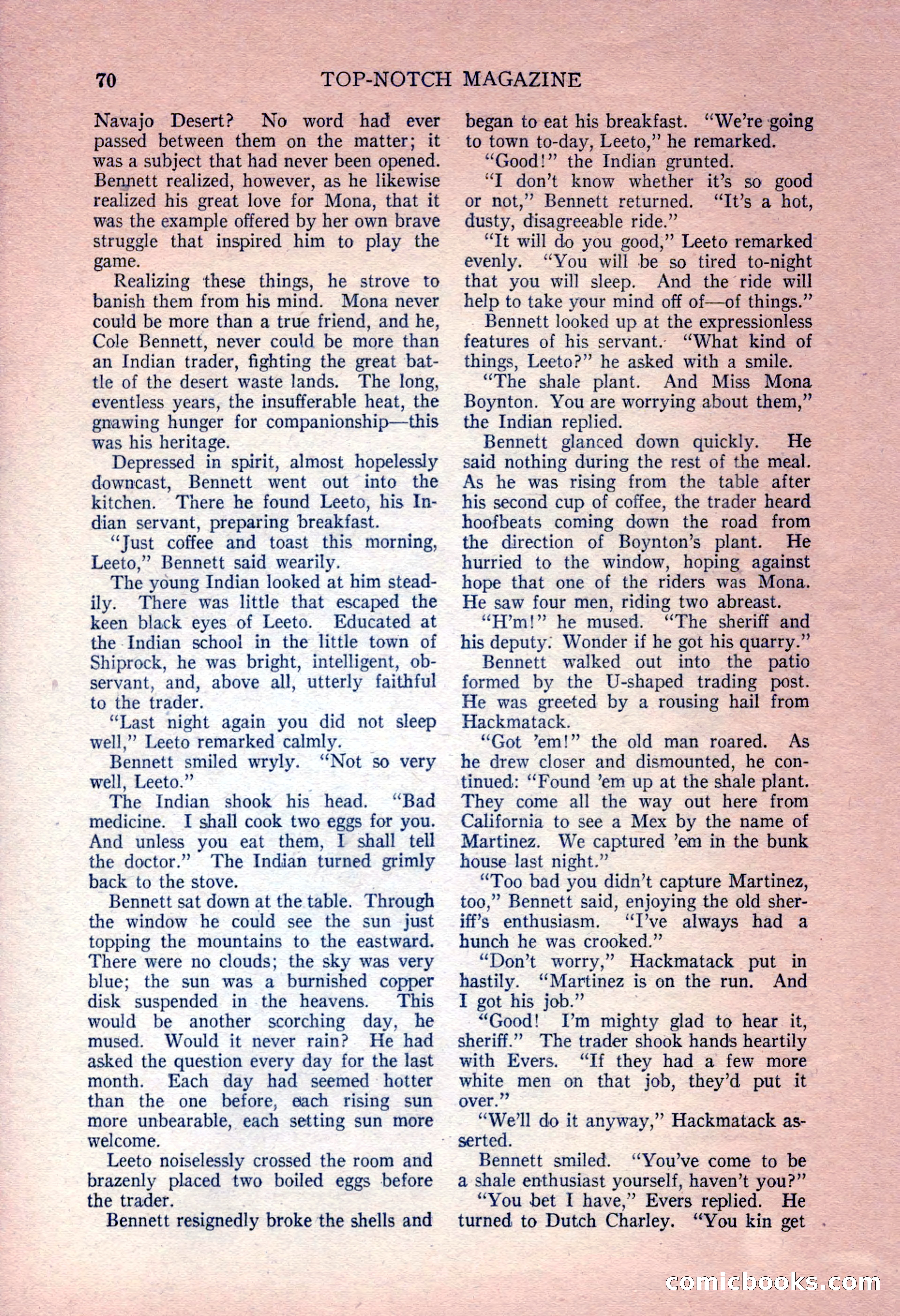 Top-Notch Magazine, December 15, 1924 — page 72 of 148