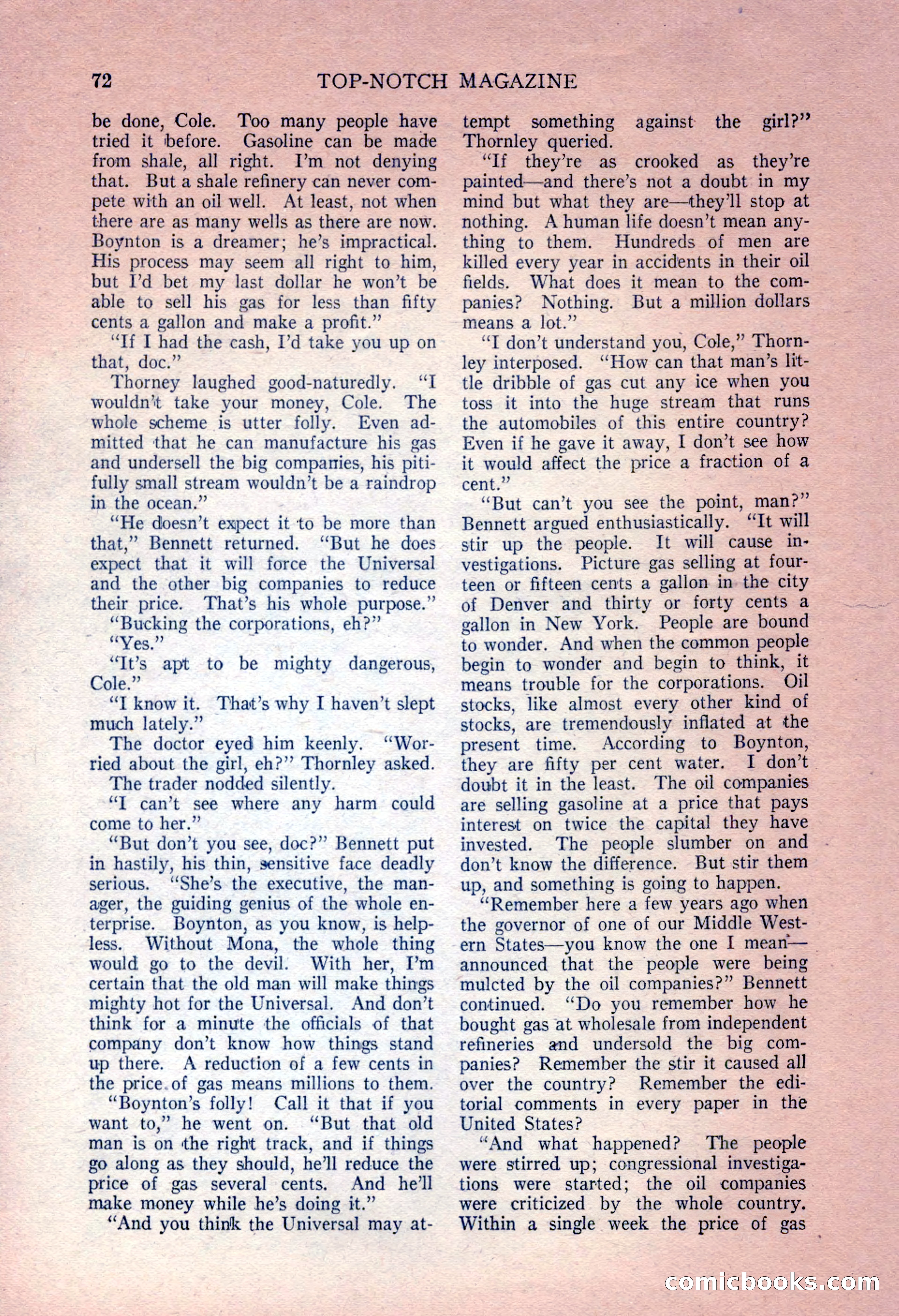 Top-Notch Magazine, December 15, 1924 — page 74 of 148