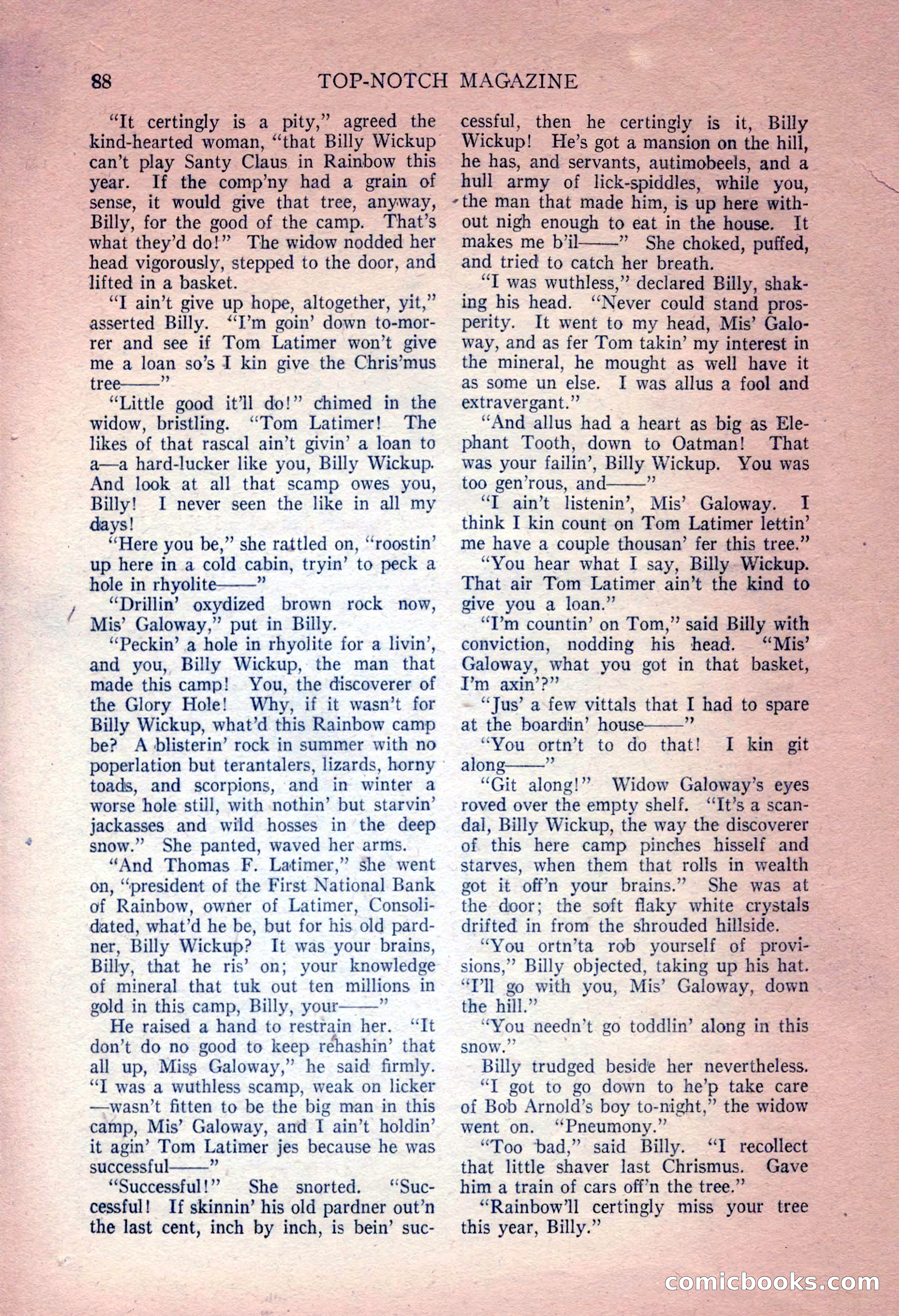 Top-Notch Magazine, December 15, 1924 — page 90 of 148