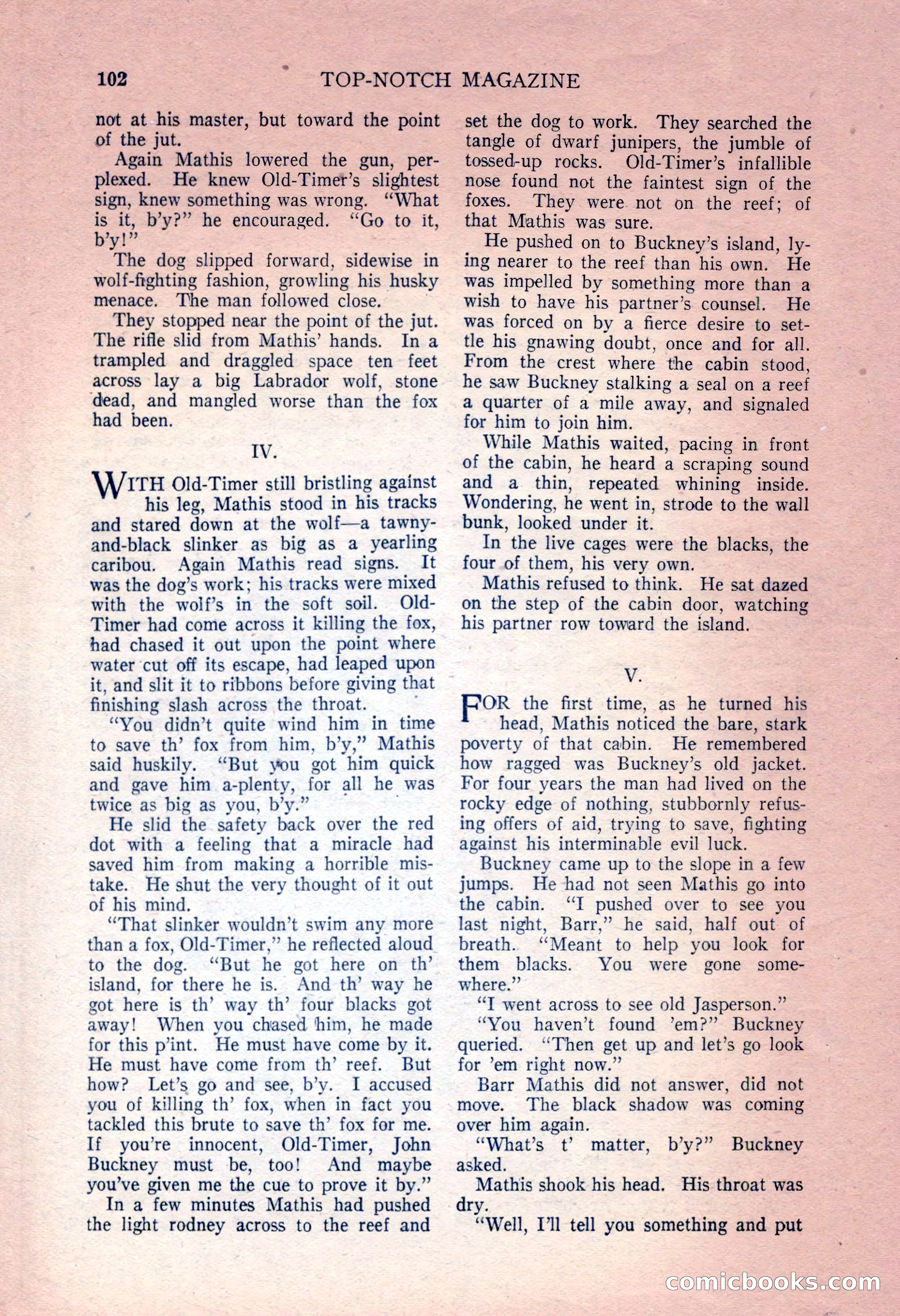 Top-Notch Magazine, December 15, 1924 — page 104 of 148