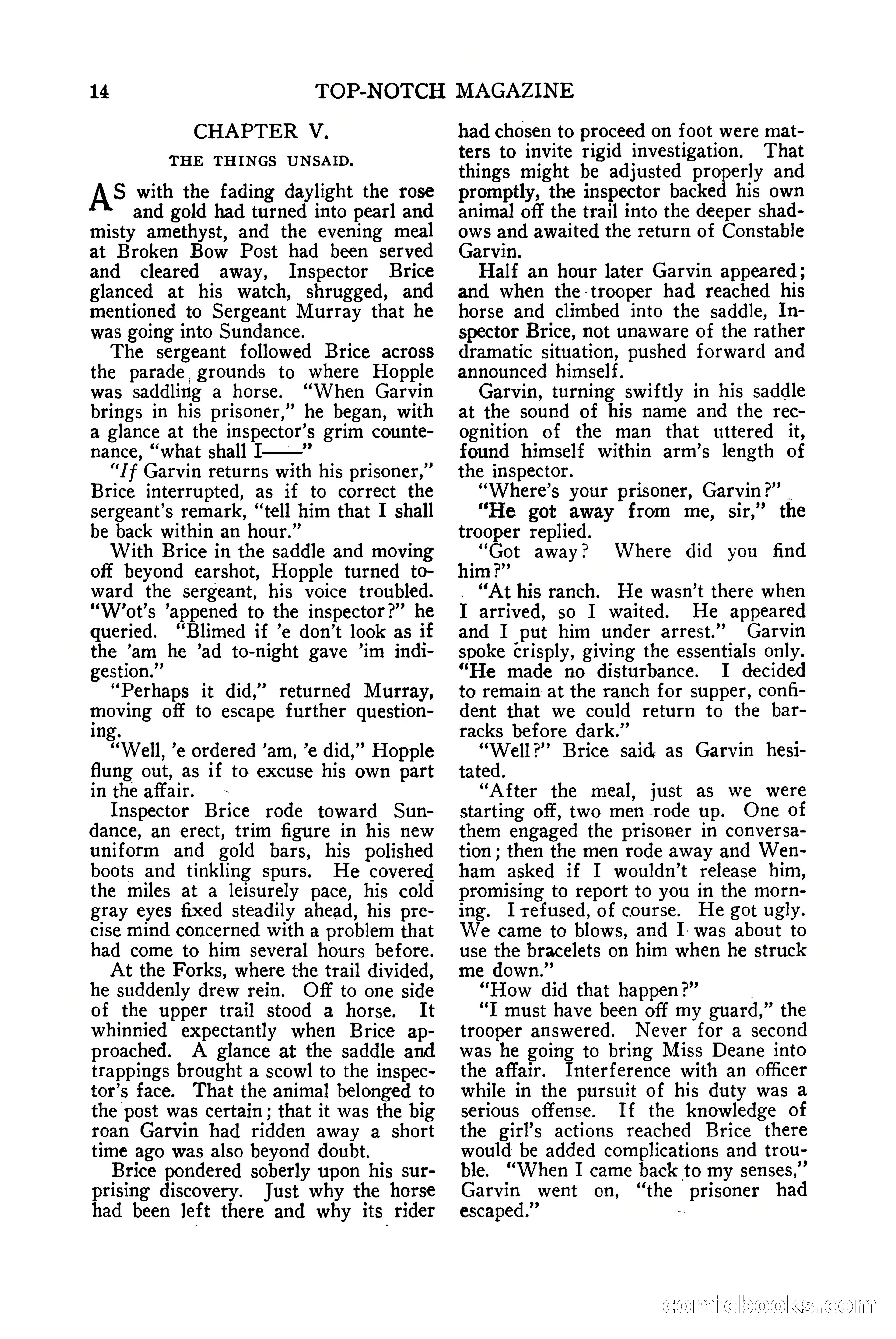 Top-Notch Magazine, July 15, 1922 — page 16 of 148