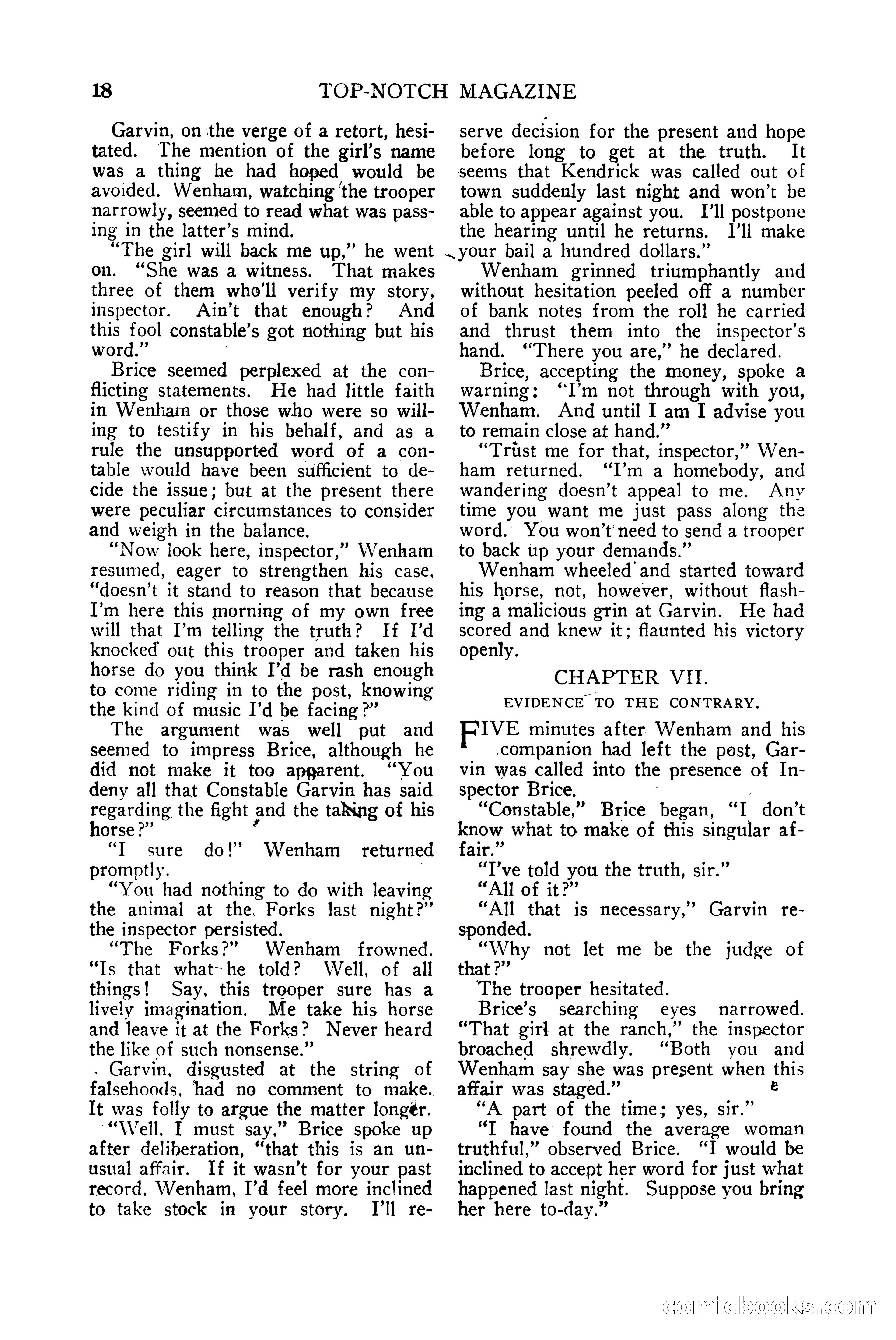 Top-Notch Magazine, July 15, 1922 — page 20 of 148