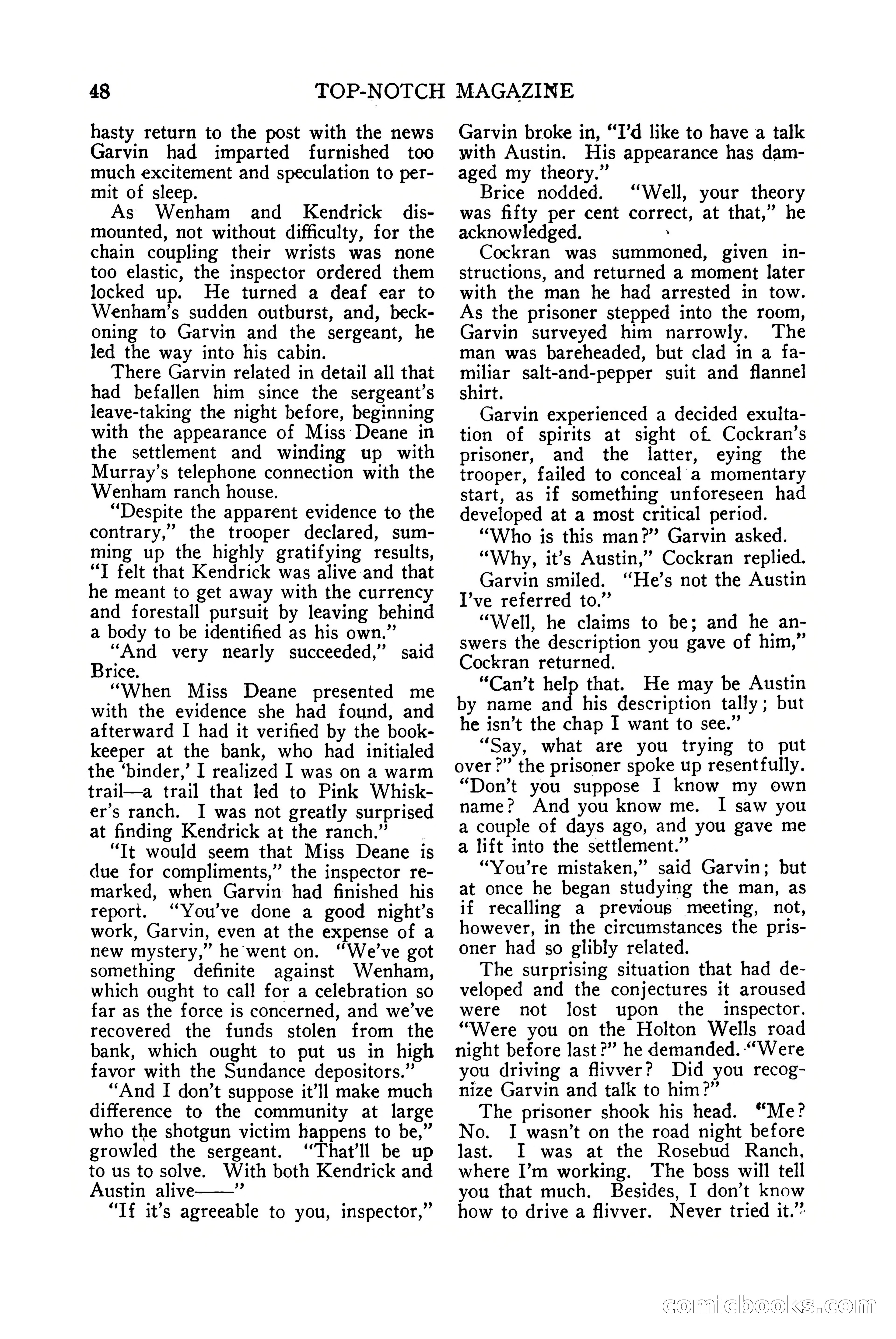 Top-Notch Magazine, July 15, 1922 — page 50 of 148