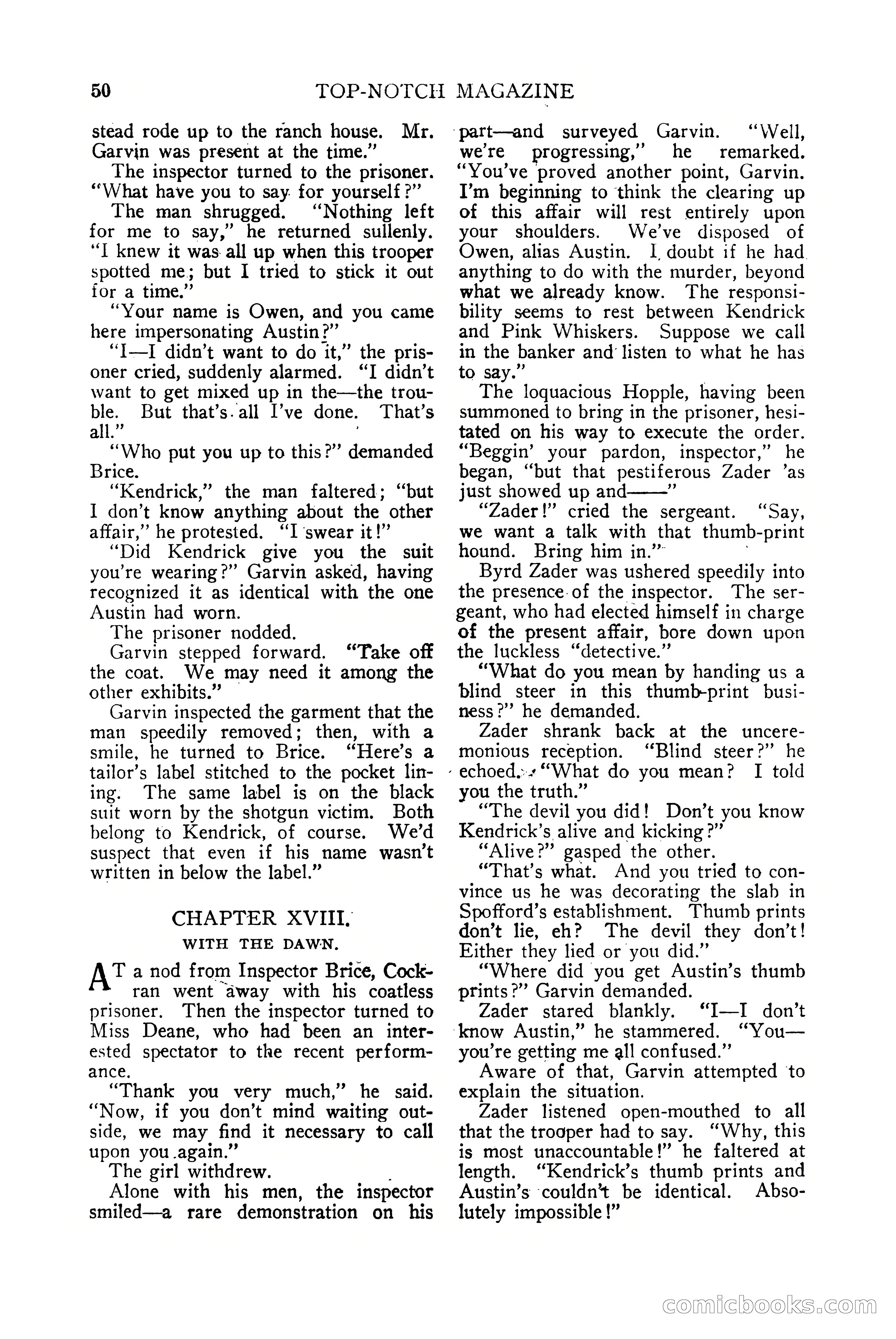 Top-Notch Magazine, July 15, 1922 — page 52 of 148