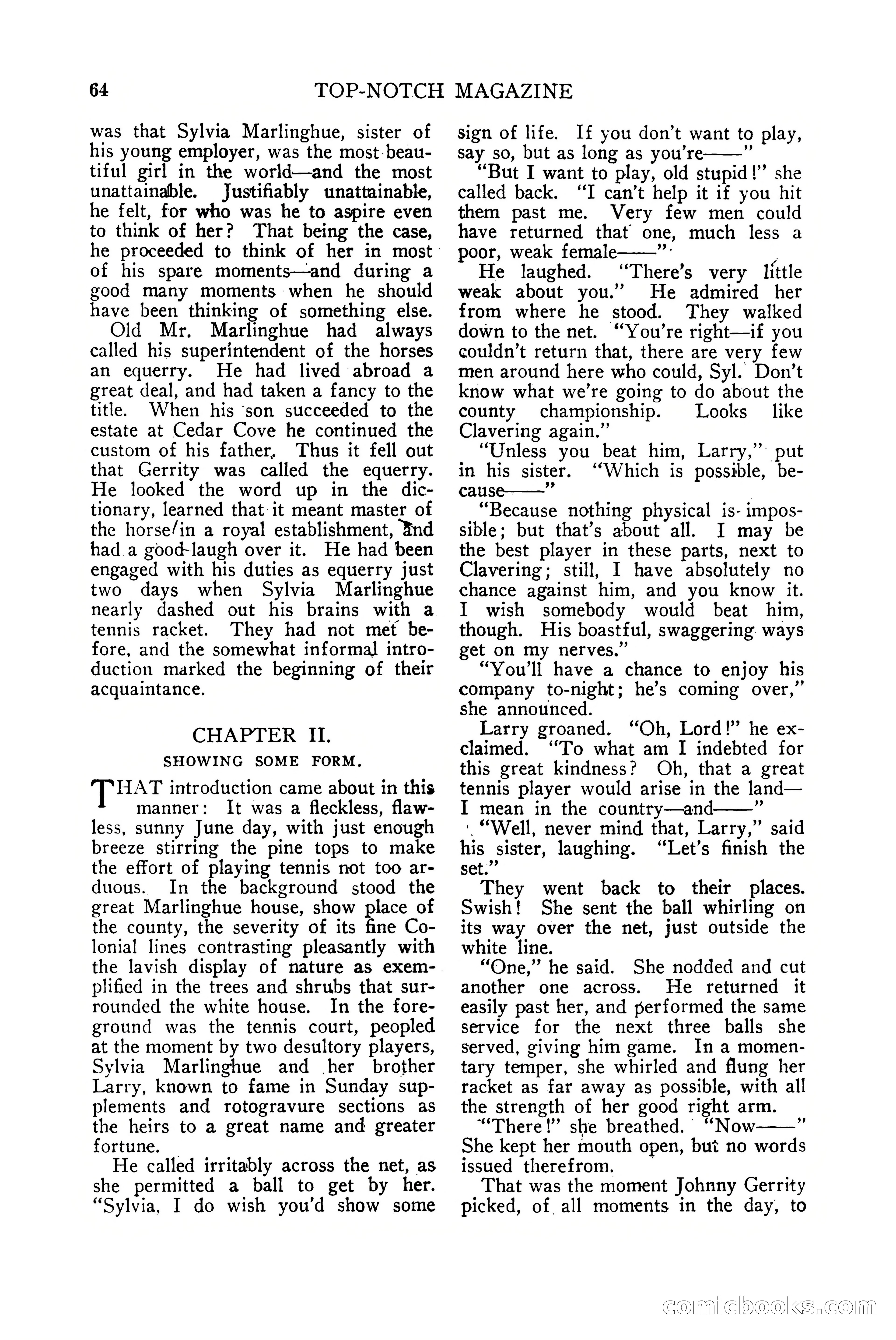 Top-Notch Magazine, July 15, 1922 — page 66 of 148