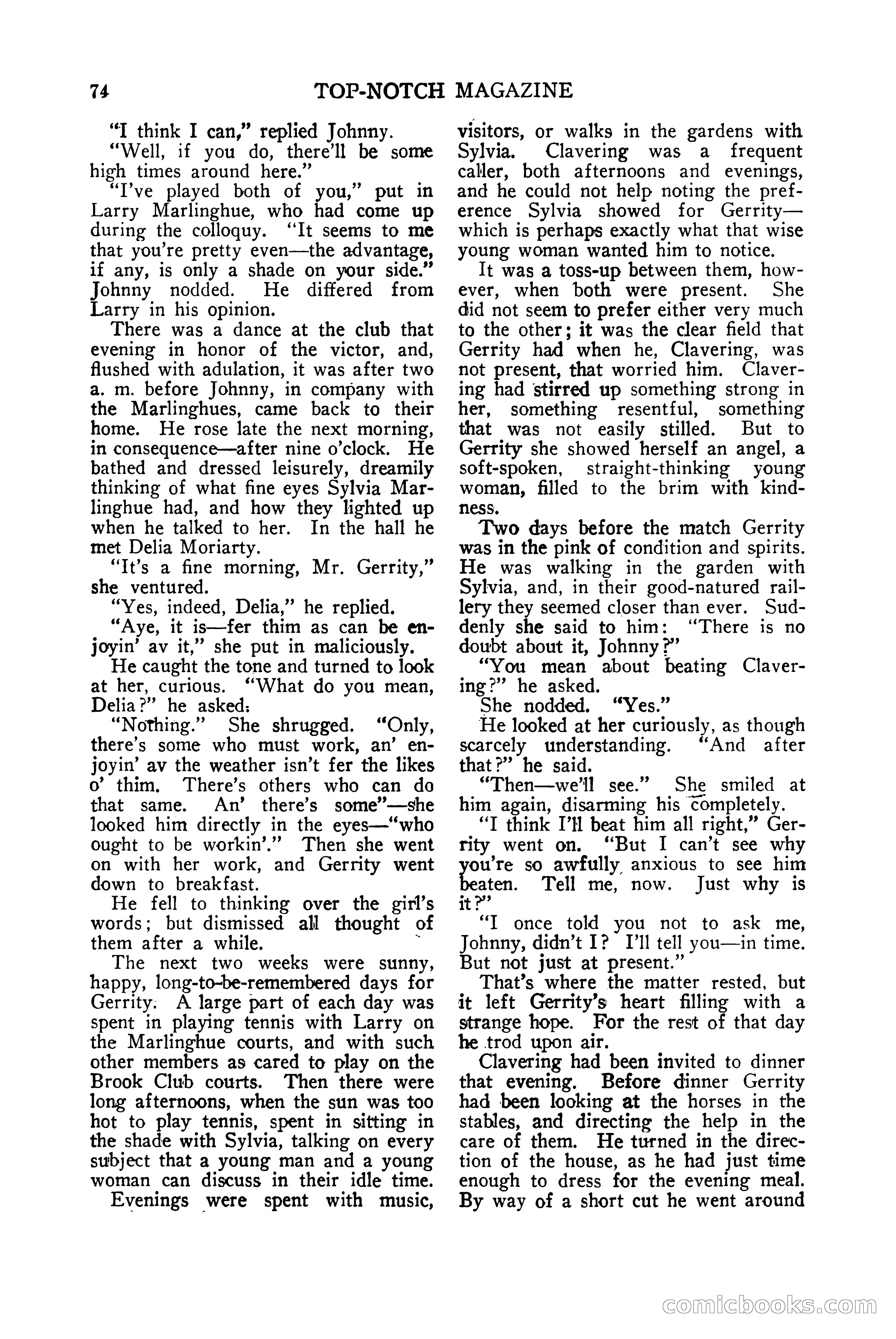 Top-Notch Magazine, July 15, 1922 — page 76 of 148