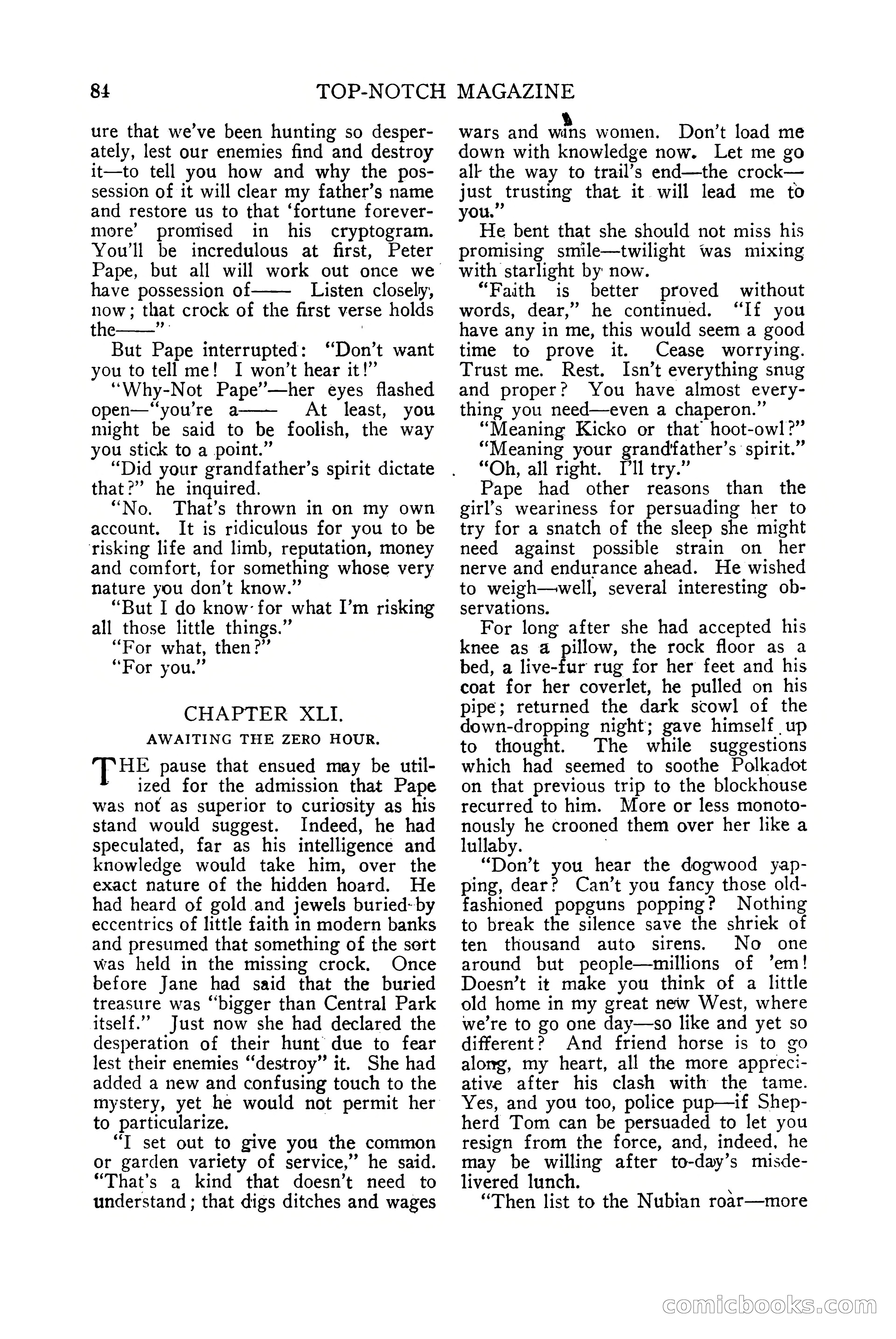 Top-Notch Magazine, July 15, 1922 — page 86 of 148