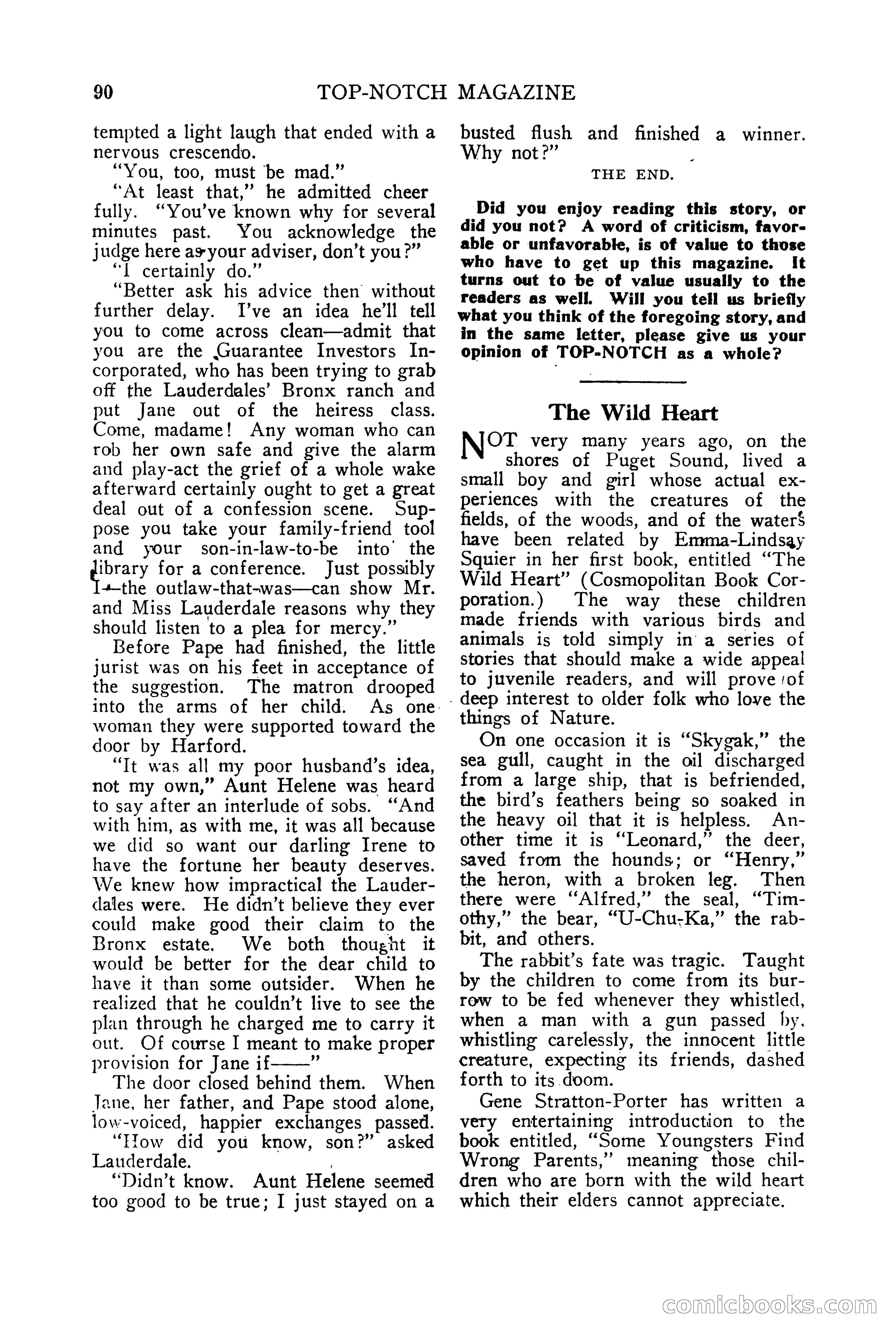 Top-Notch Magazine, July 15, 1922 — page 92 of 148