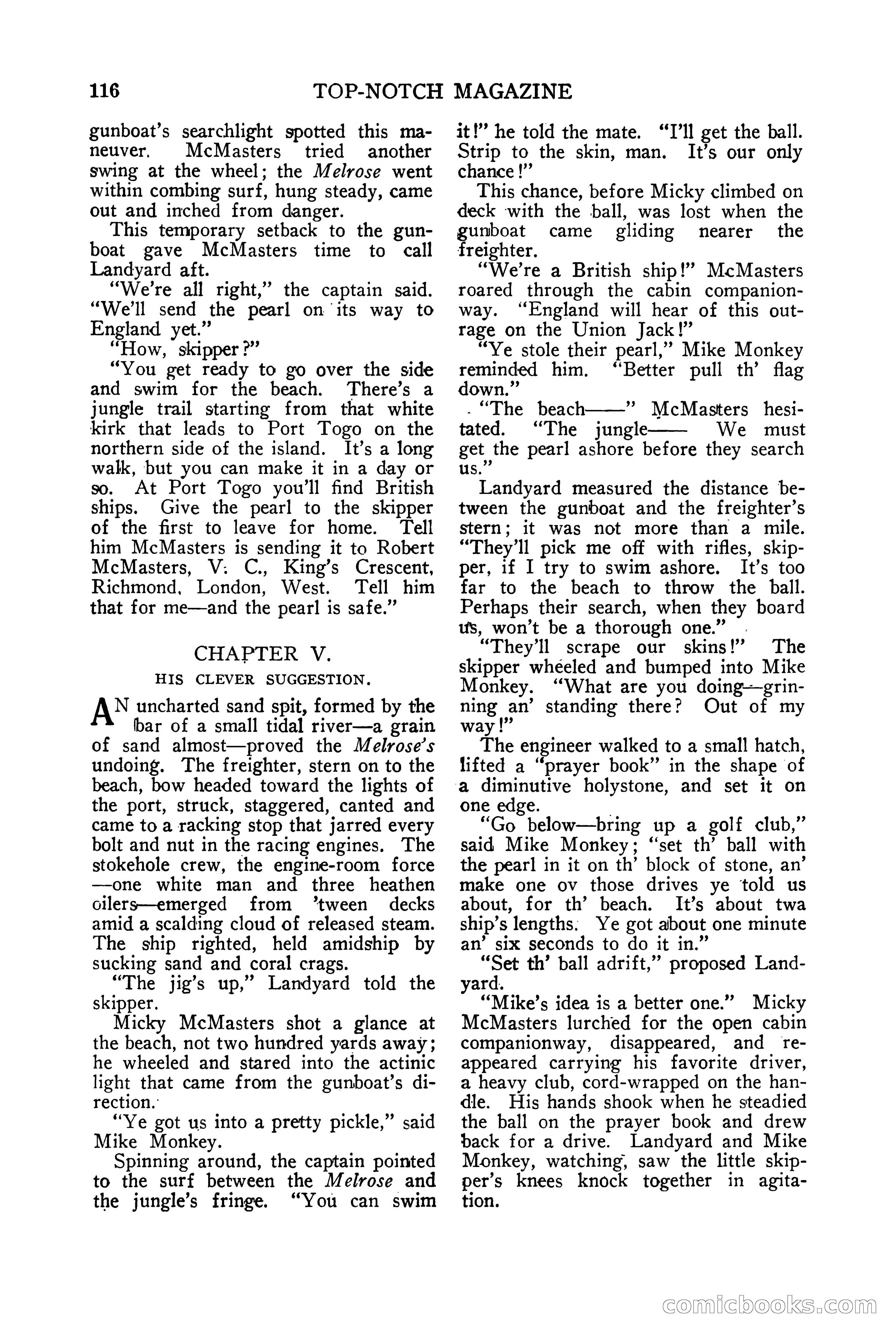 Top-Notch Magazine, July 15, 1922 — page 118 of 148