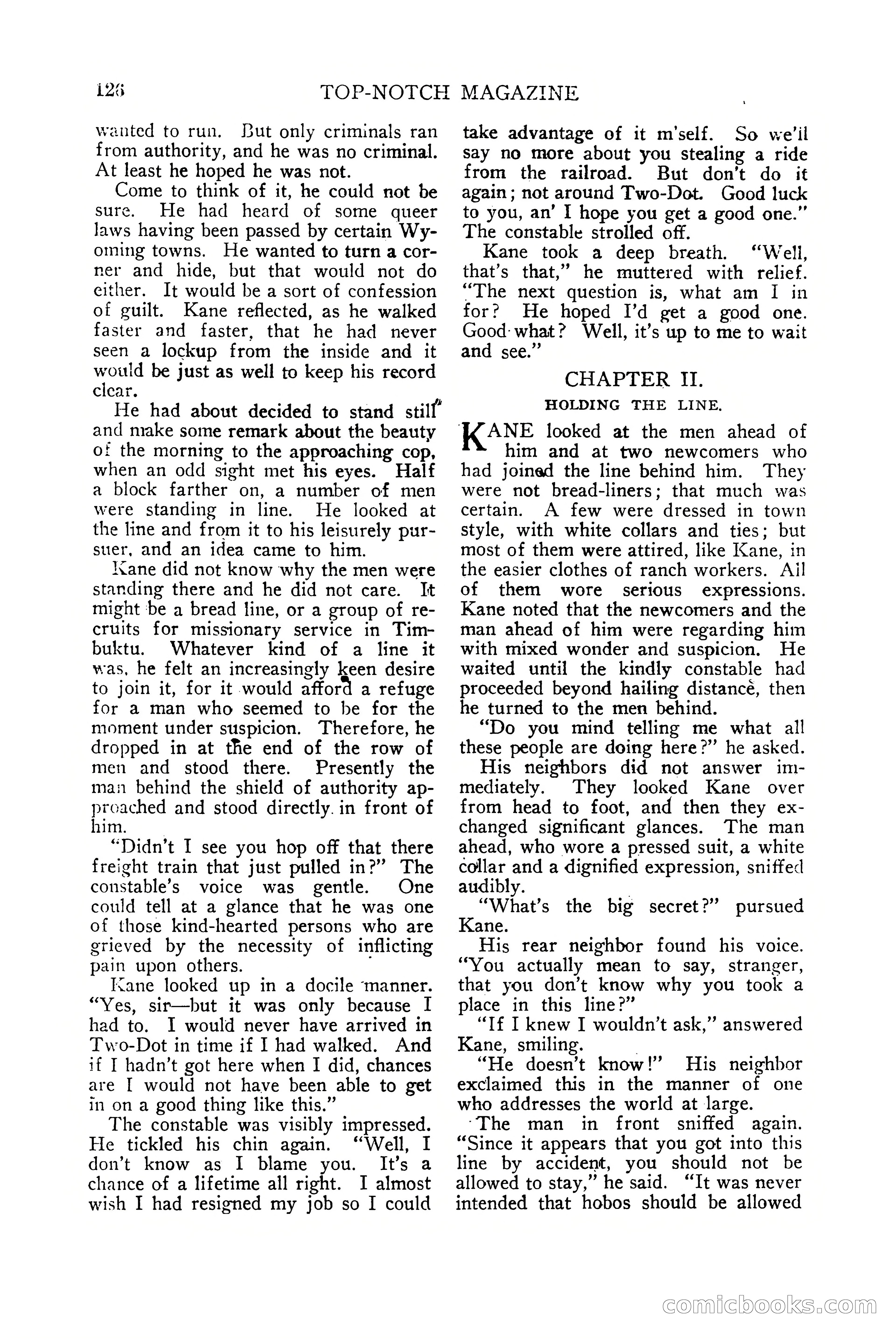 Top-Notch Magazine, July 15, 1922 — page 128 of 148