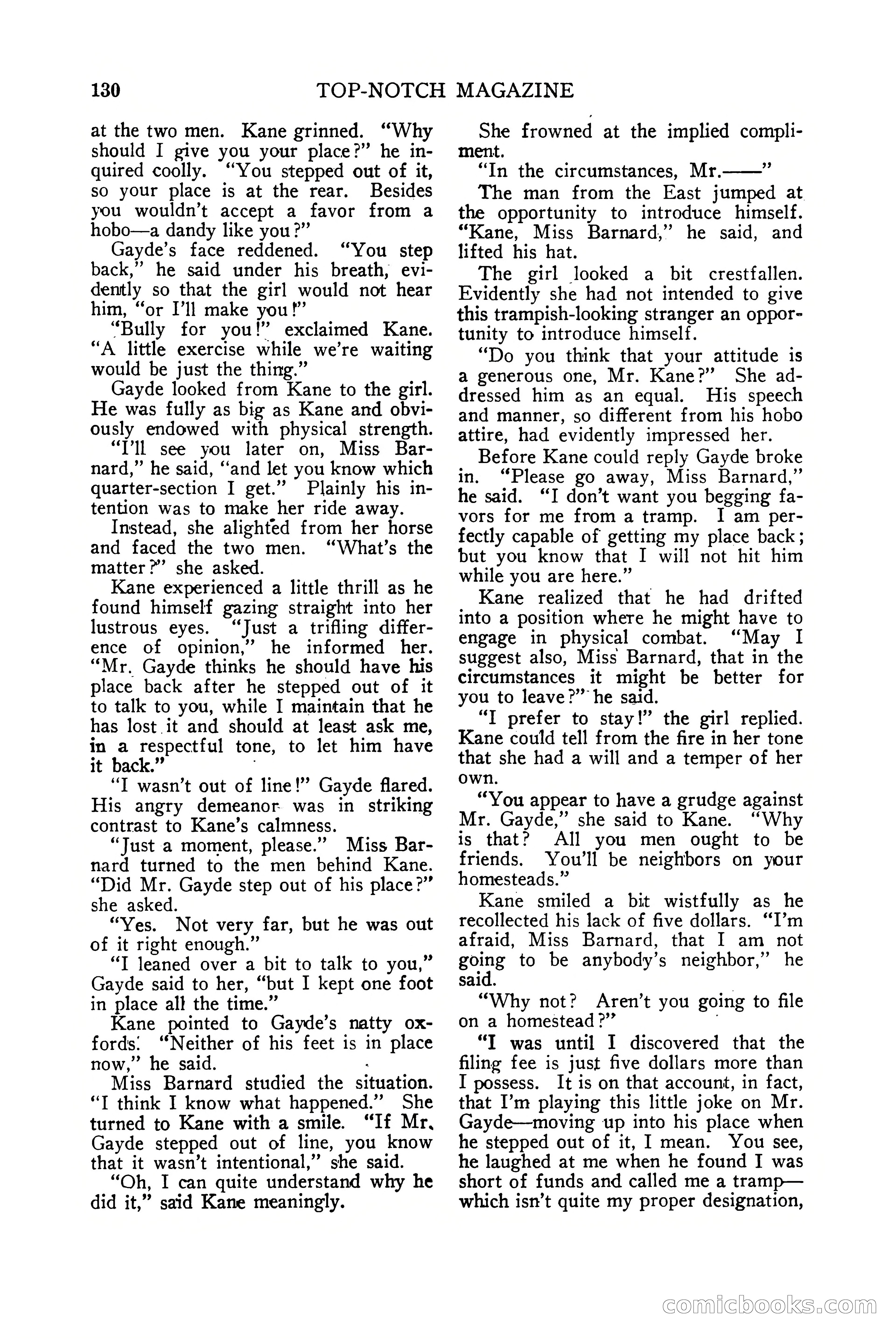 Top-Notch Magazine, July 15, 1922 — page 132 of 148