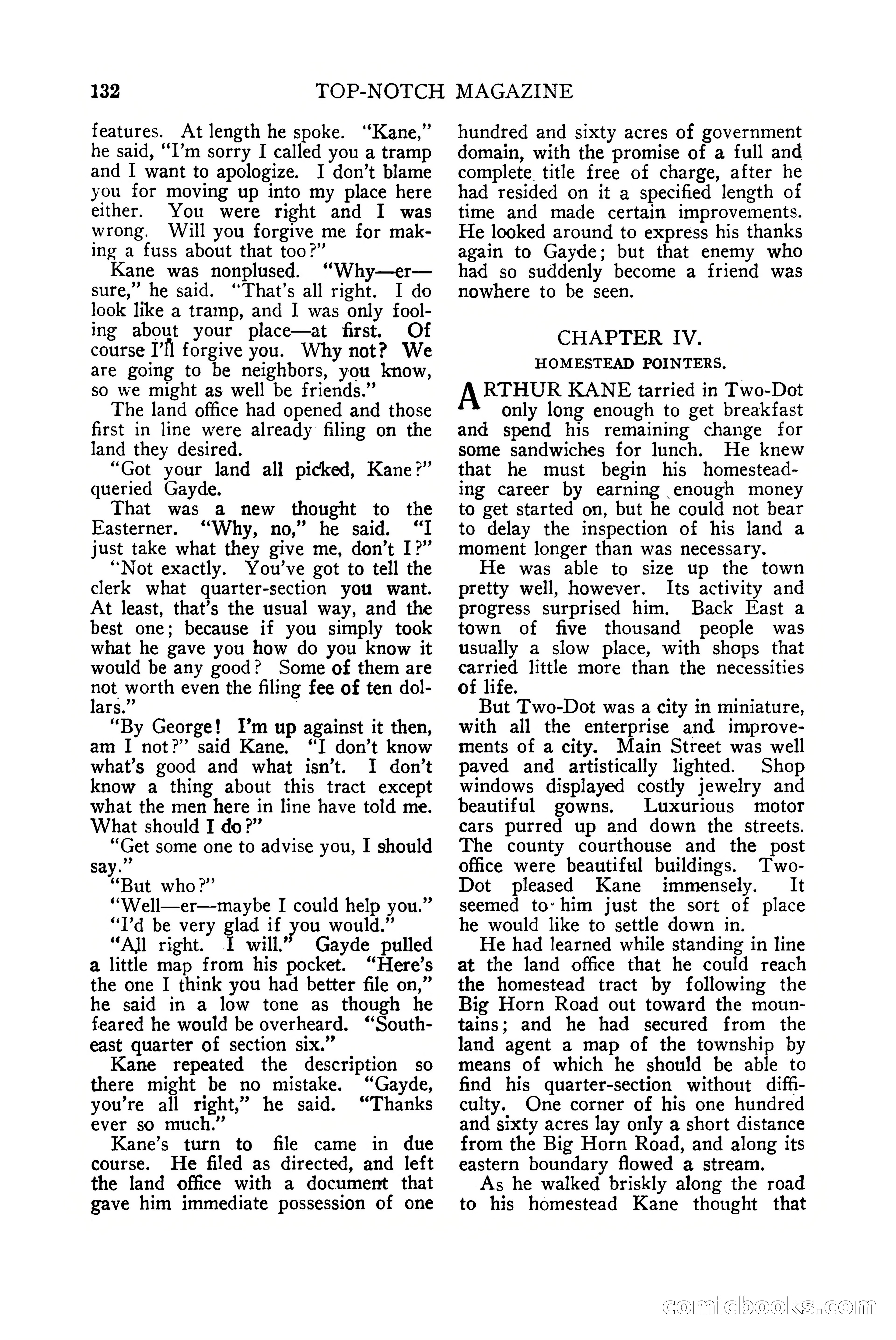 Top-Notch Magazine, July 15, 1922 — page 134 of 148