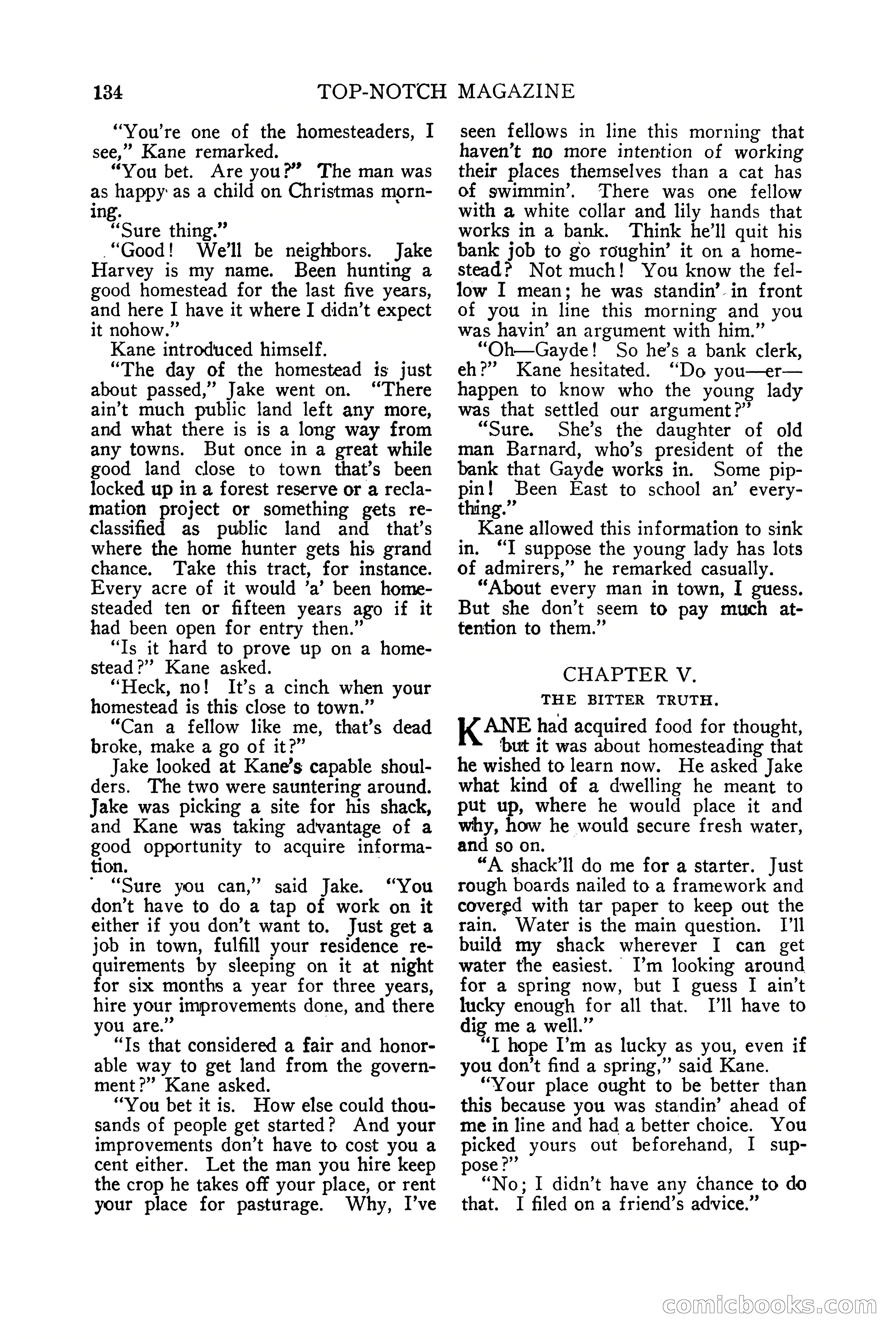 Top-Notch Magazine, July 15, 1922 — page 136 of 148