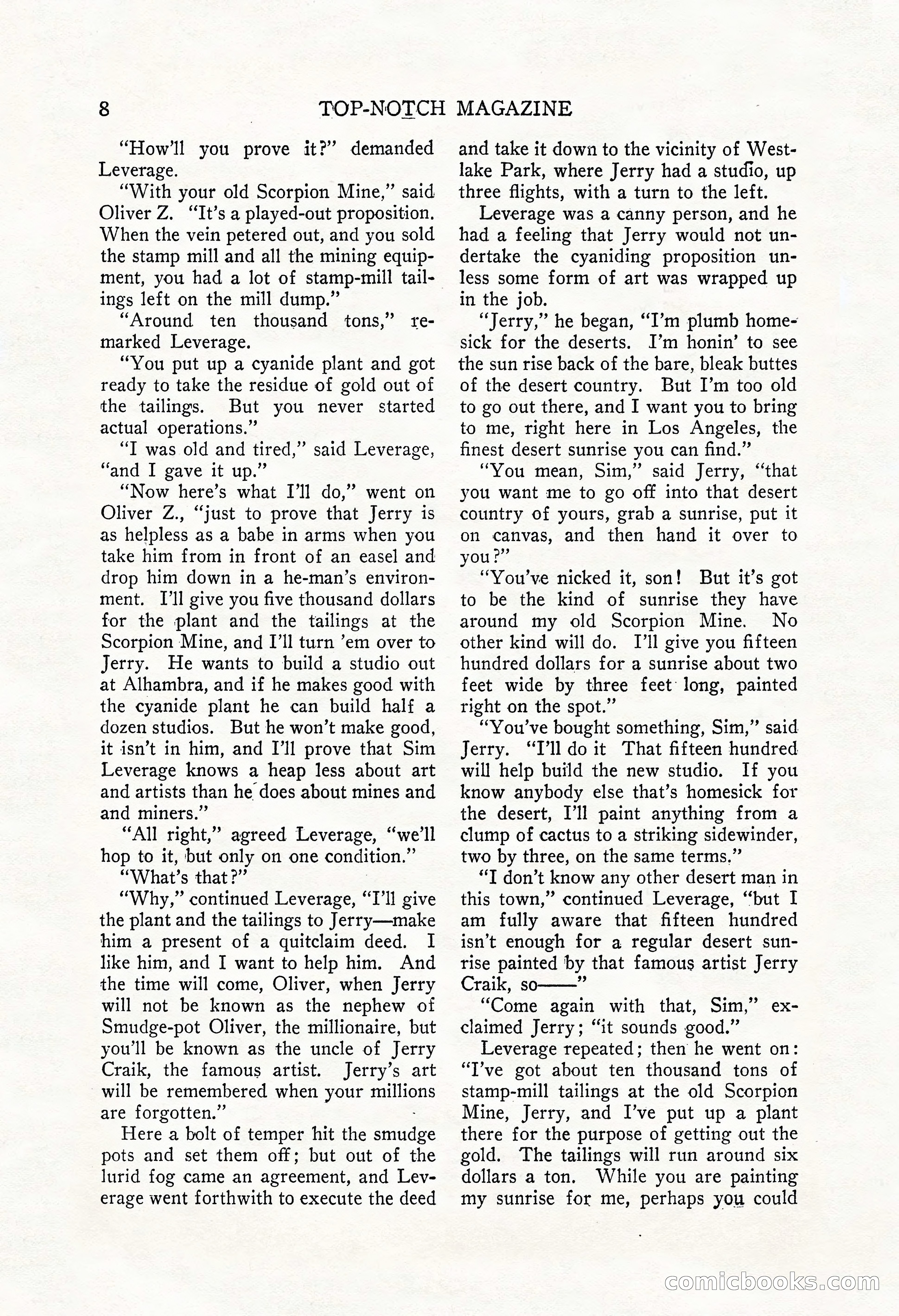 Top-Notch Magazine, December 1, 1926 — page 26 of 174
