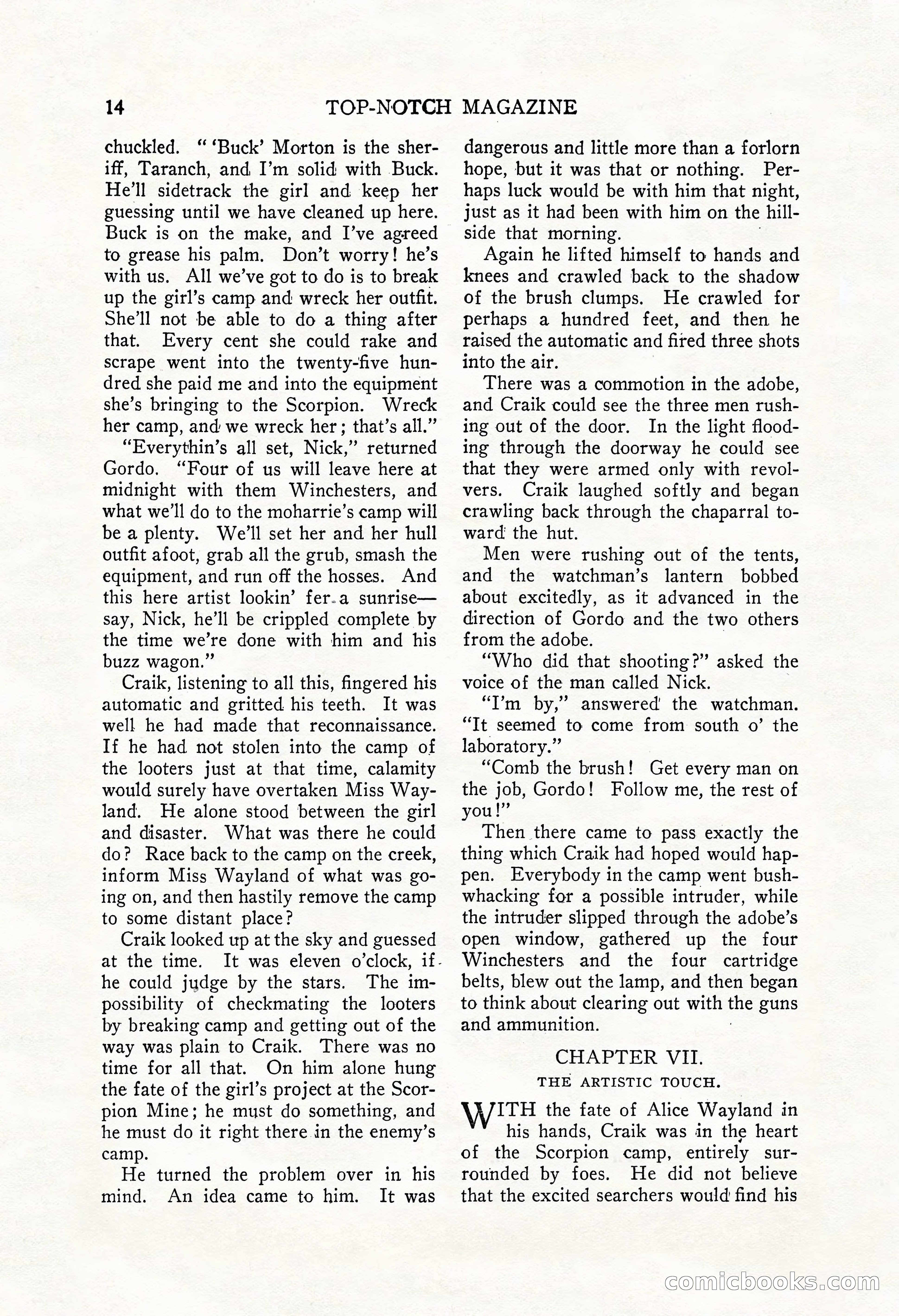 Top-Notch Magazine, December 1, 1926 — page 32 of 174
