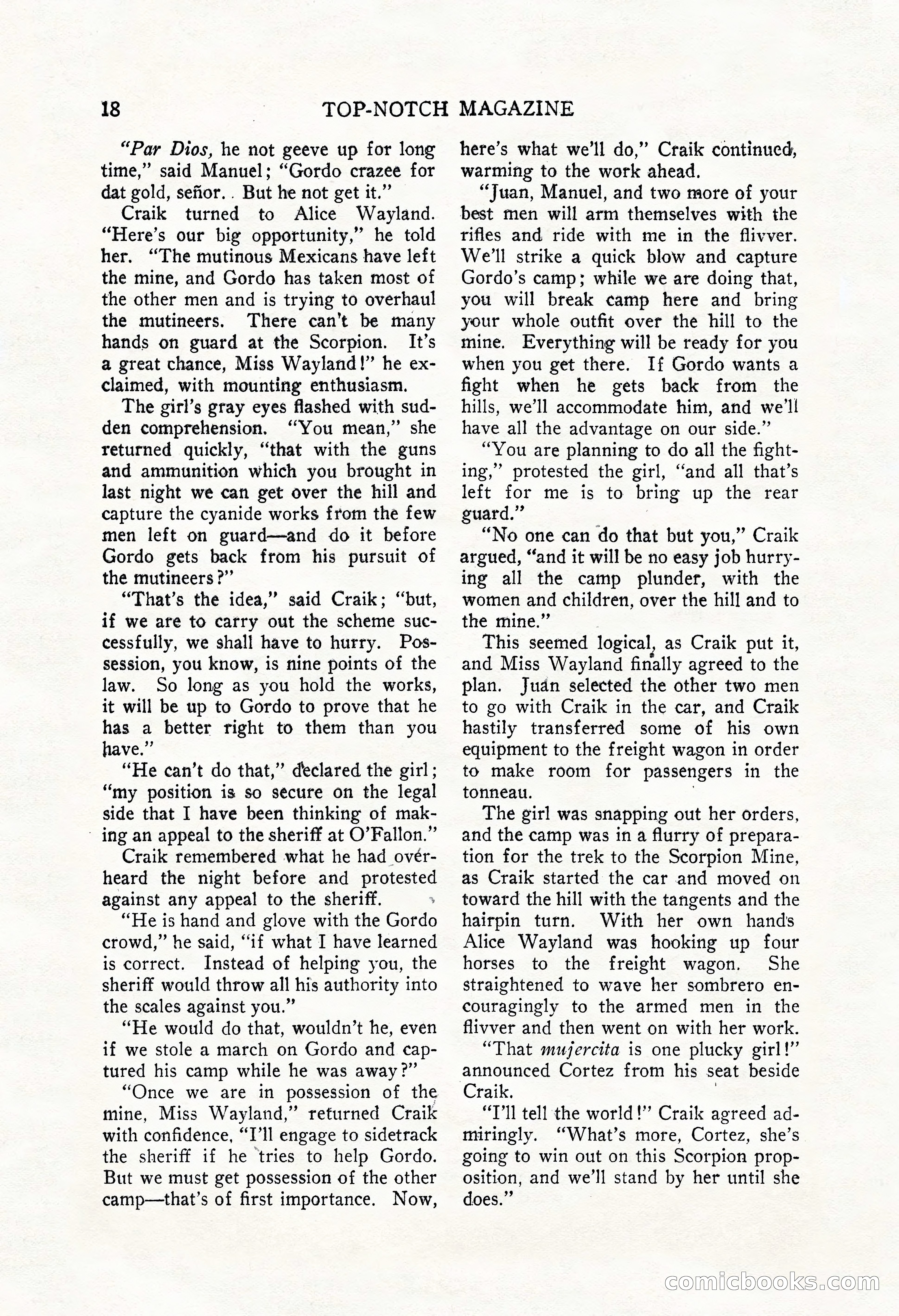 Top-Notch Magazine, December 1, 1926 — page 36 of 174