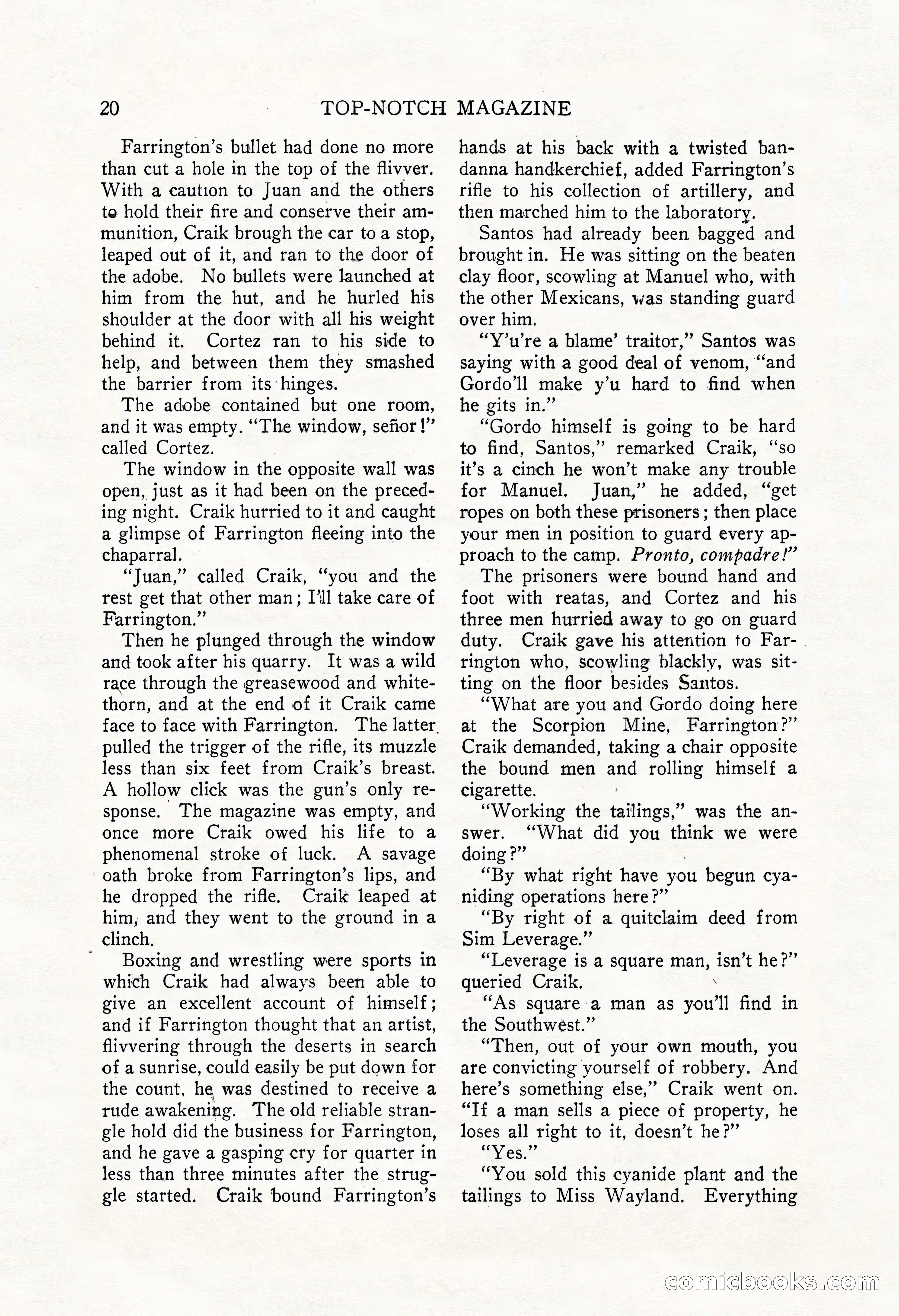 Top-Notch Magazine, December 1, 1926 — page 38 of 174