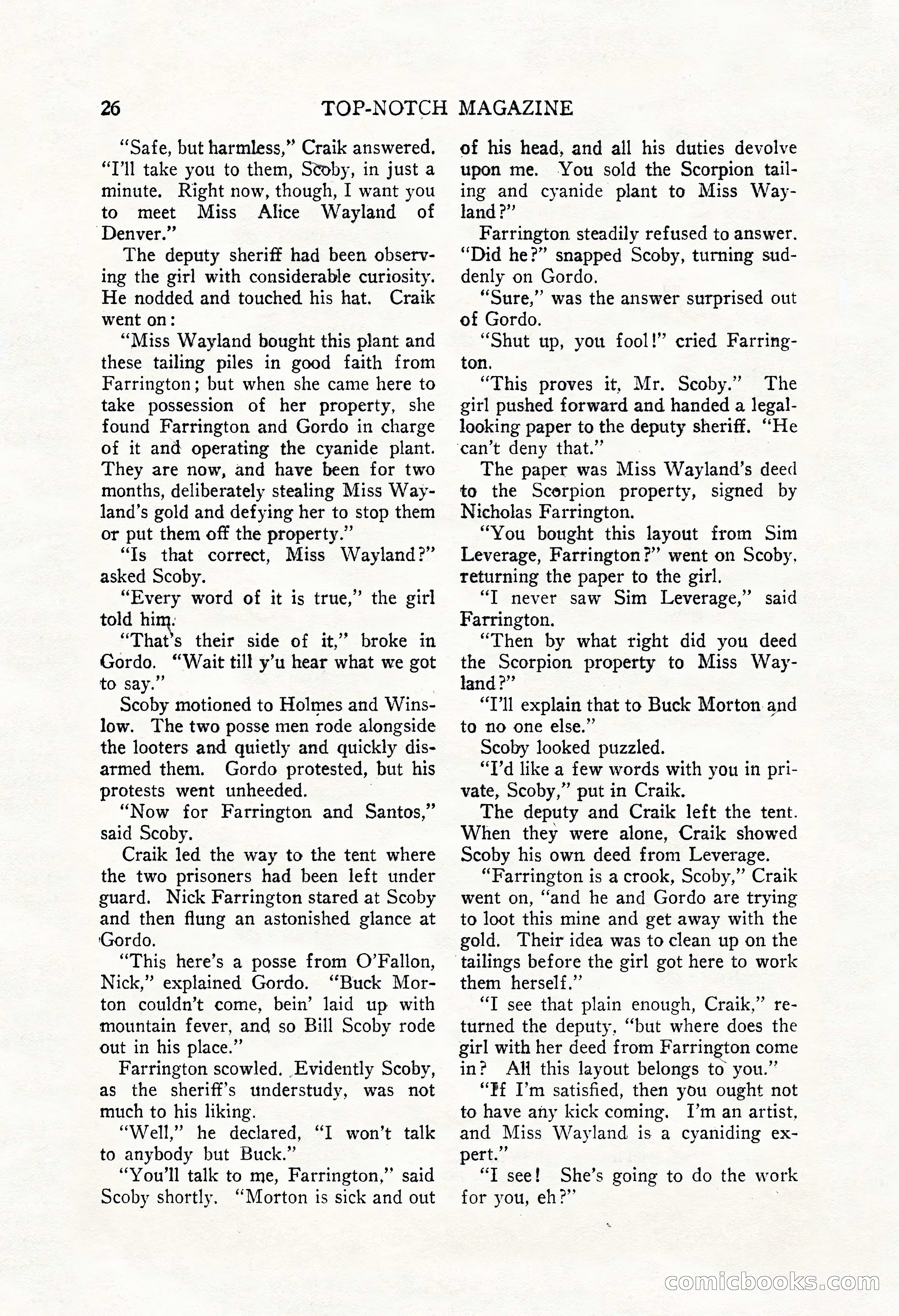 Top-Notch Magazine, December 1, 1926 — page 44 of 174