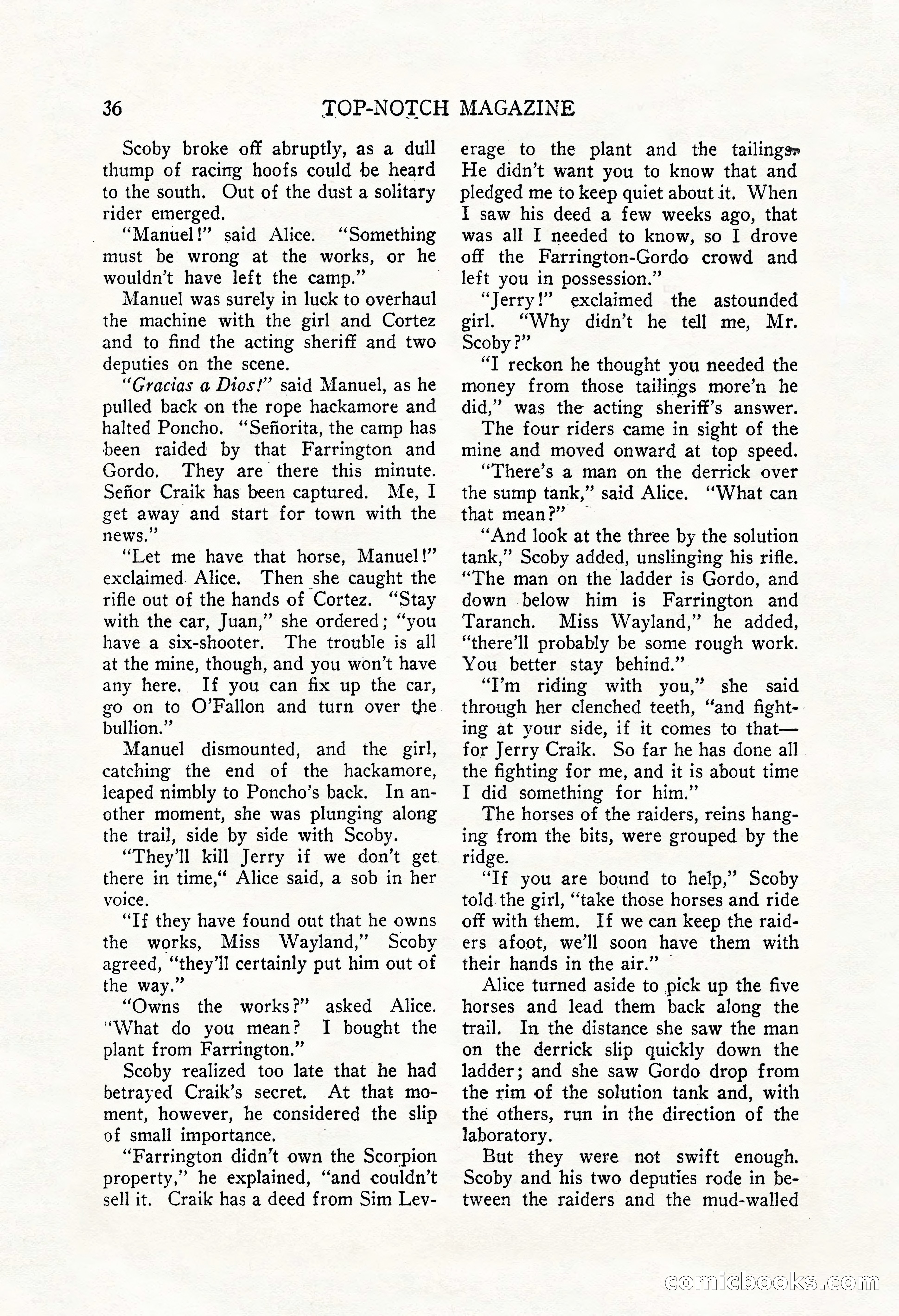 Top-Notch Magazine, December 1, 1926 — page 54 of 174