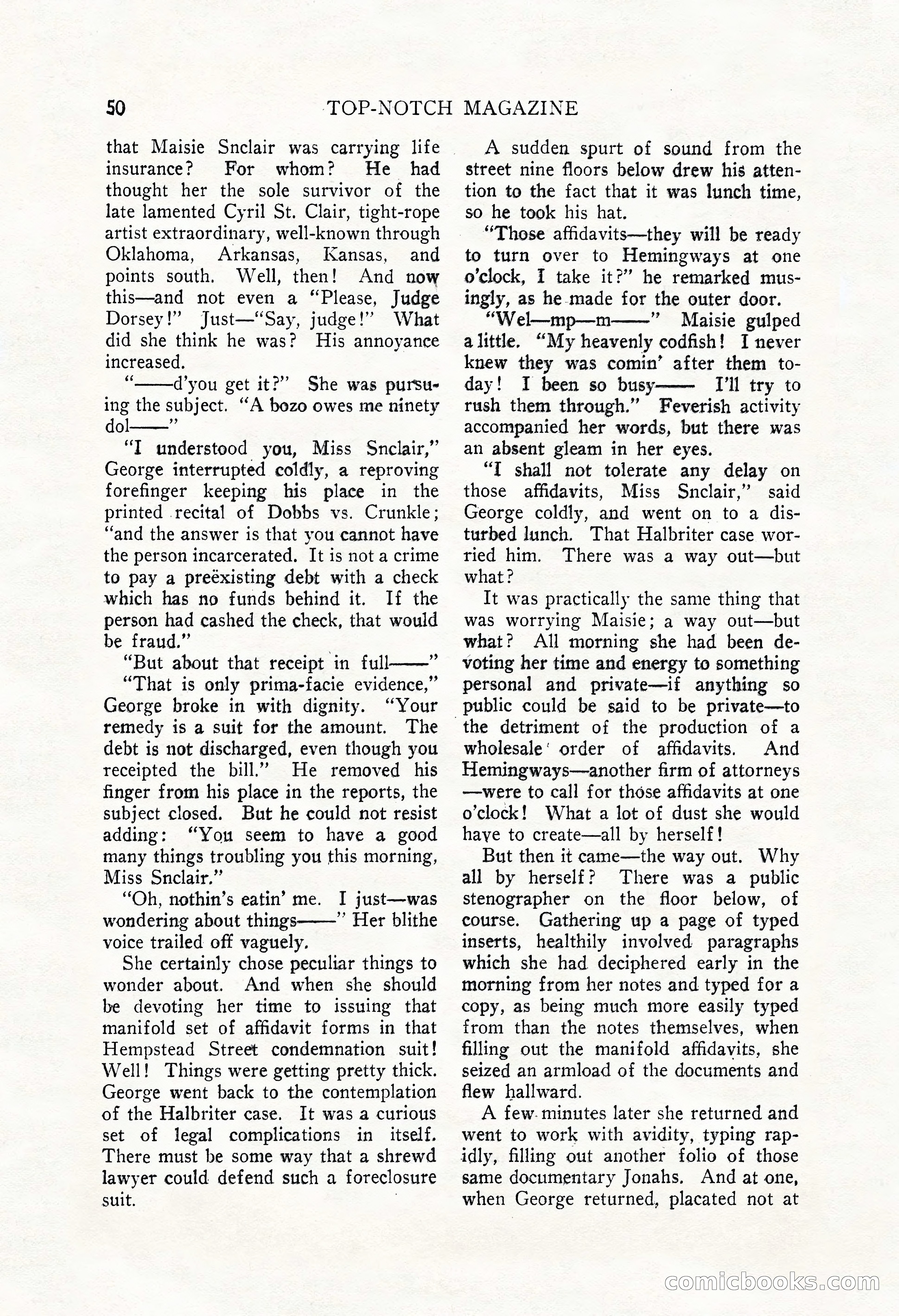 Top-Notch Magazine, December 1, 1926 — page 68 of 174