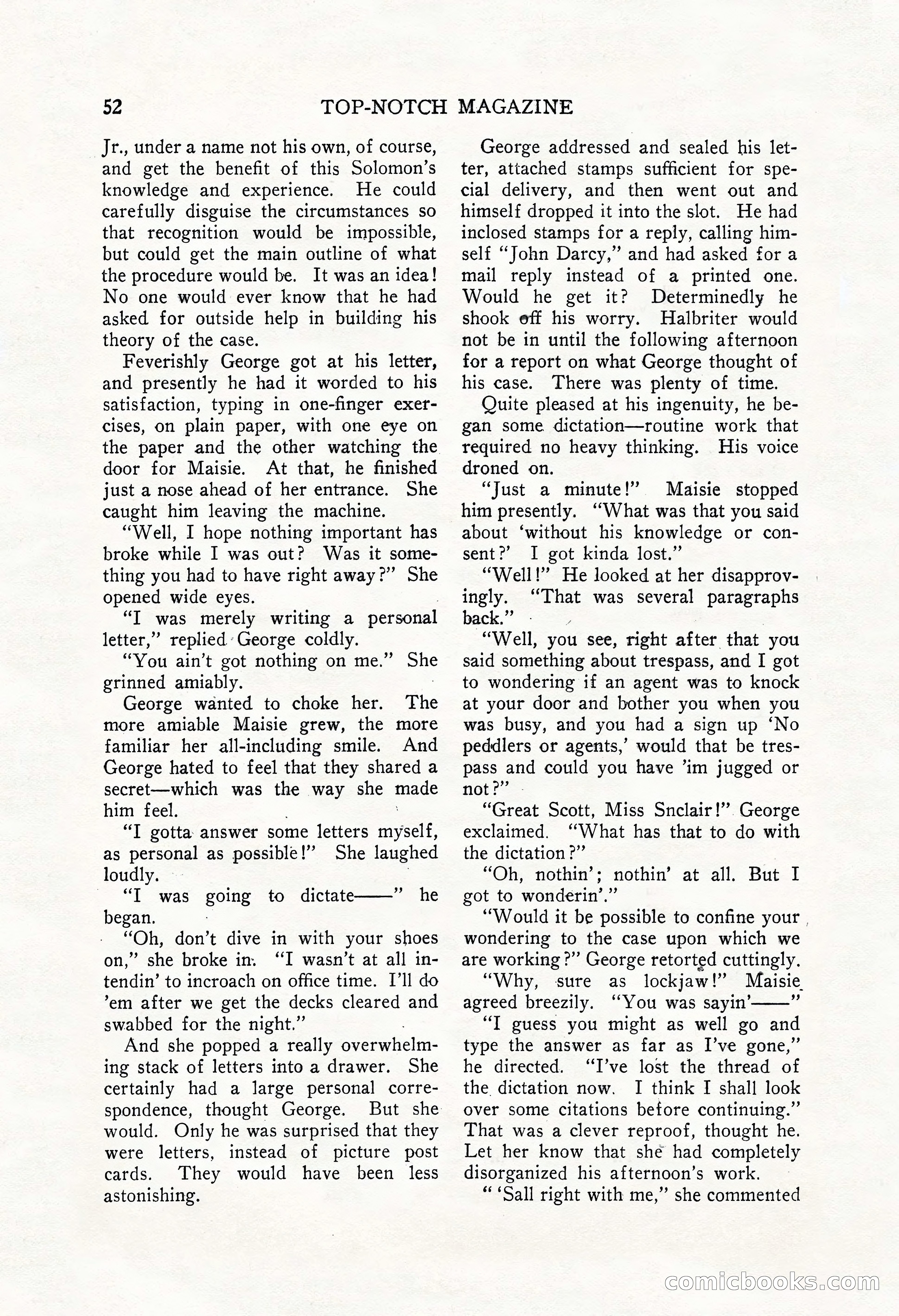 Top-Notch Magazine, December 1, 1926 — page 70 of 174