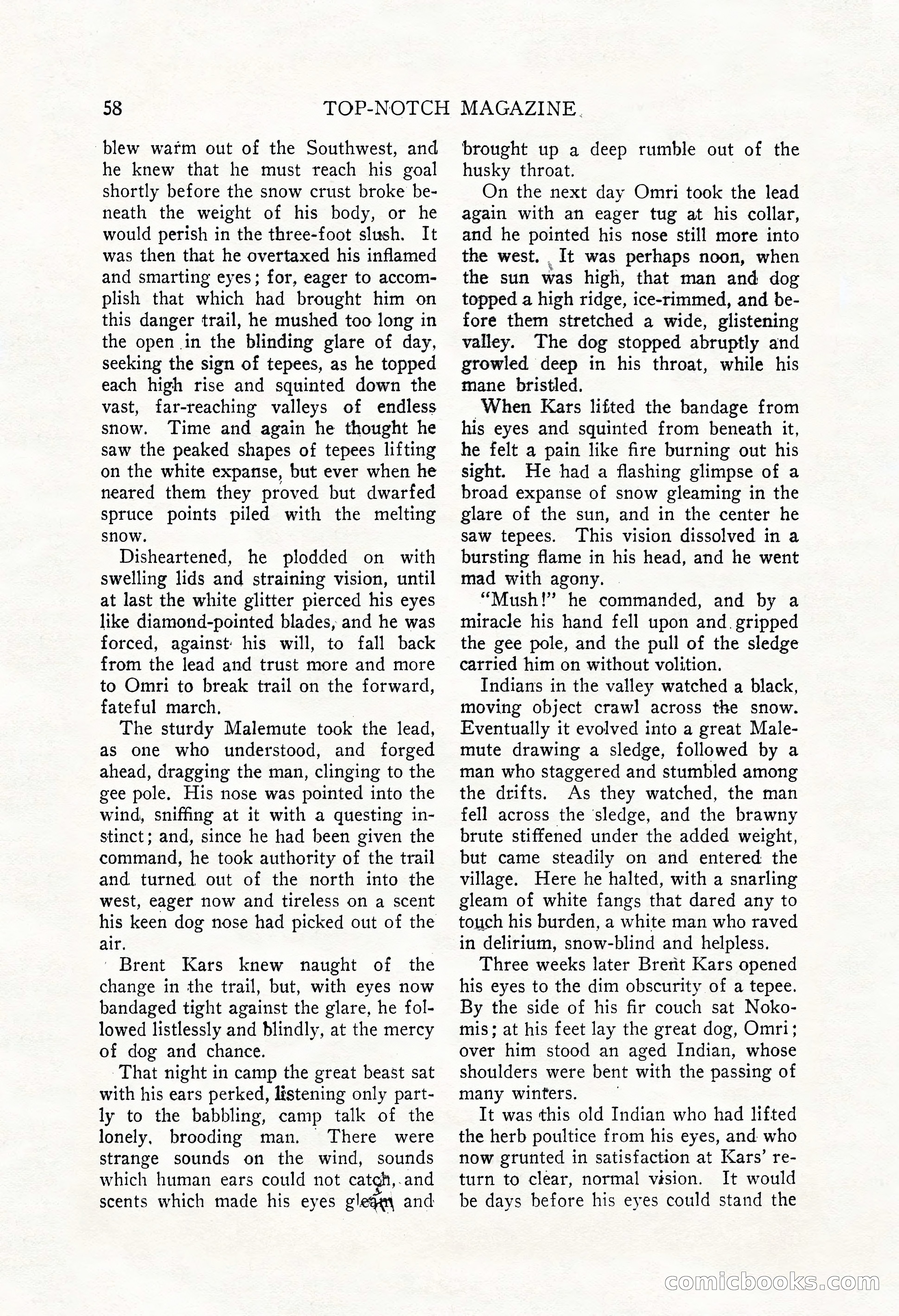Top-Notch Magazine, December 1, 1926 — page 76 of 174