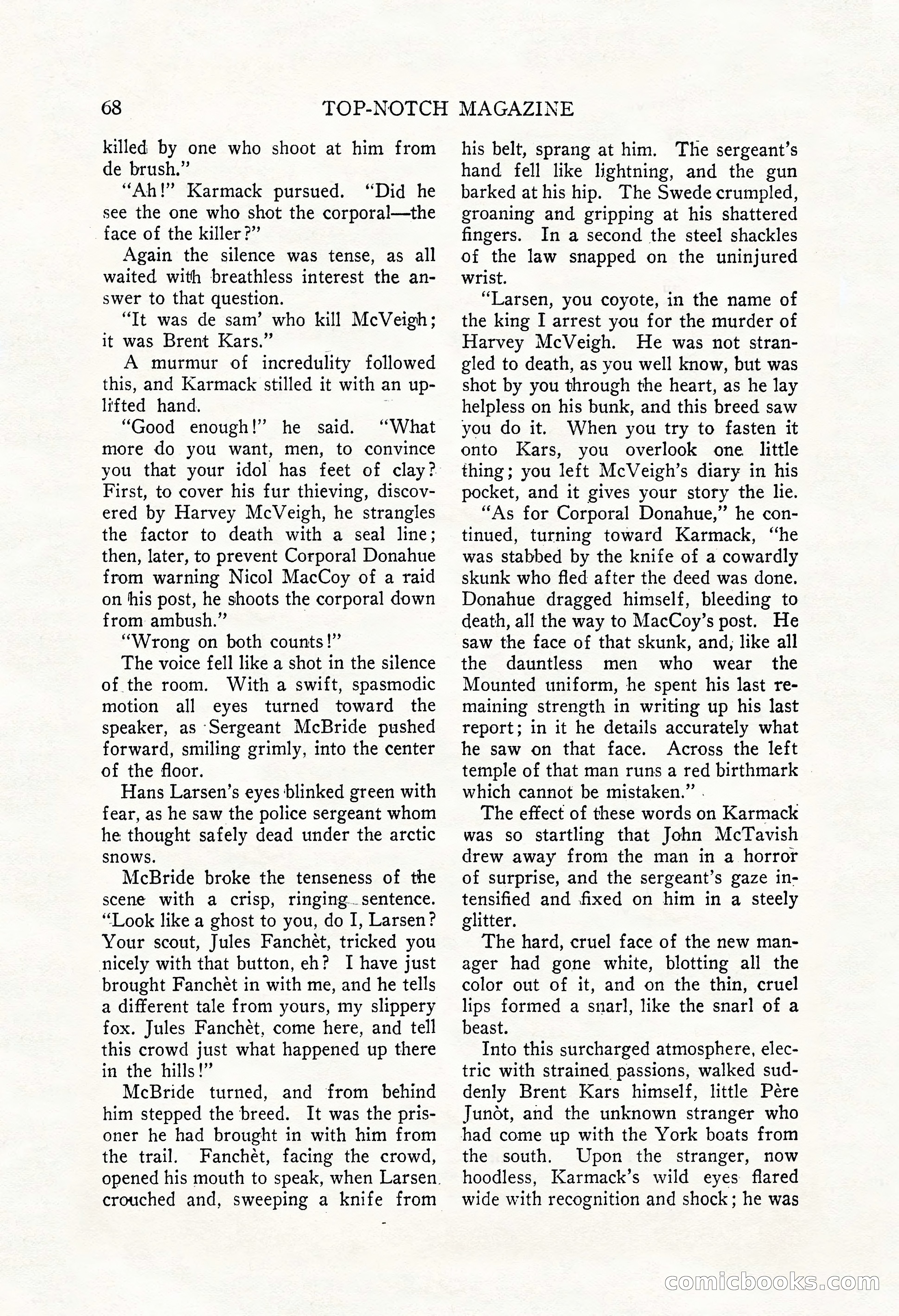 Top-Notch Magazine, December 1, 1926 — page 86 of 174