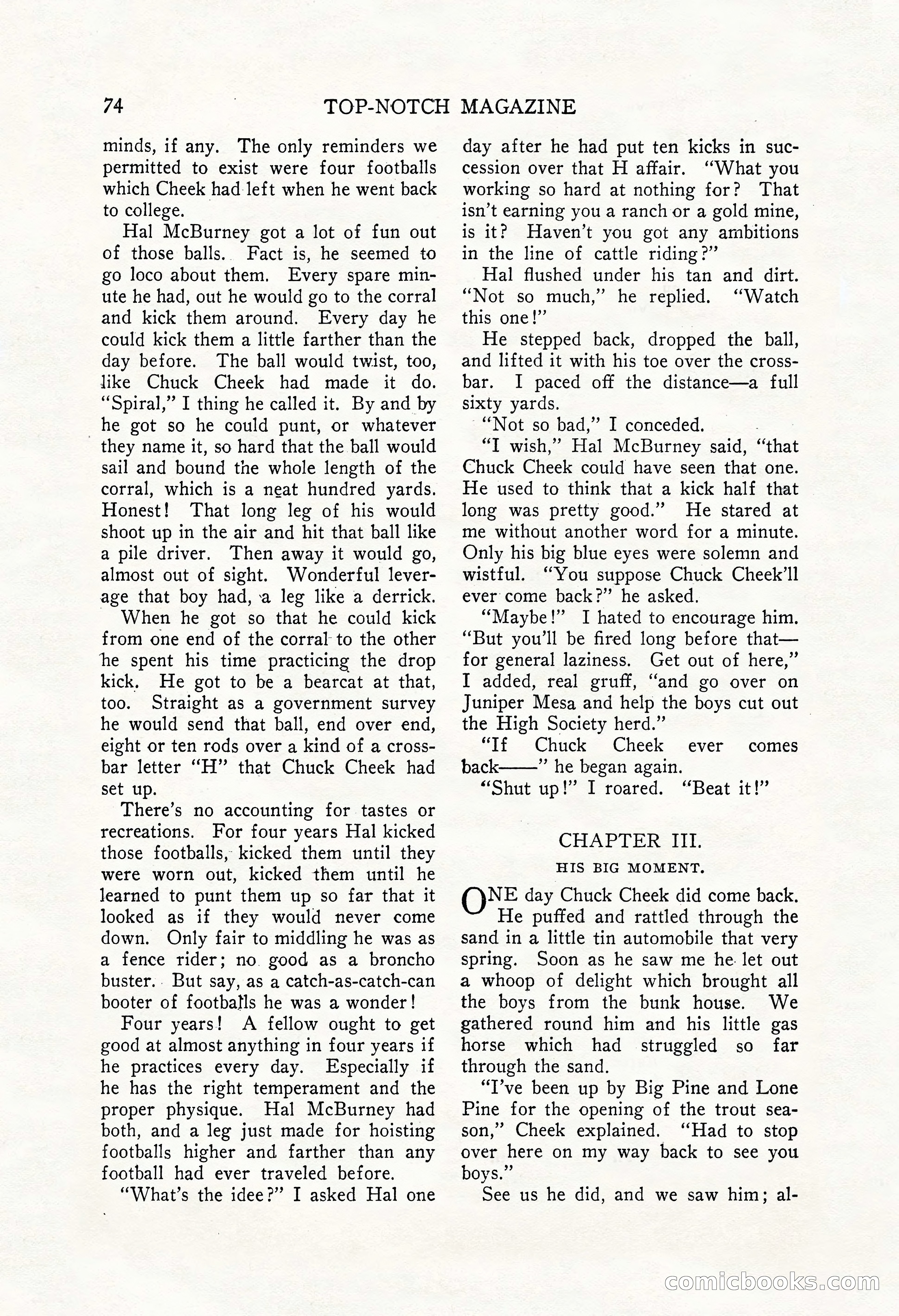 Top-Notch Magazine, December 1, 1926 — page 92 of 174